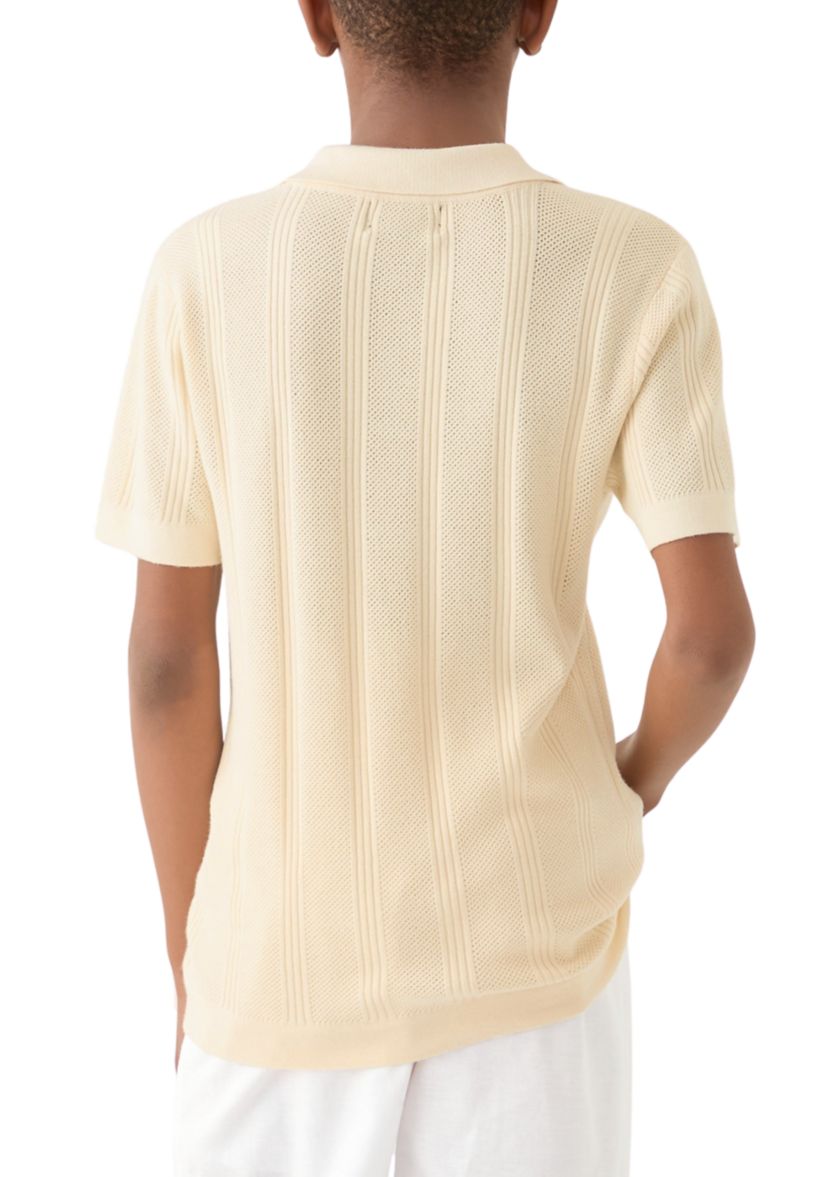 Boys 8-20 Sweater Knit Polo Shirt