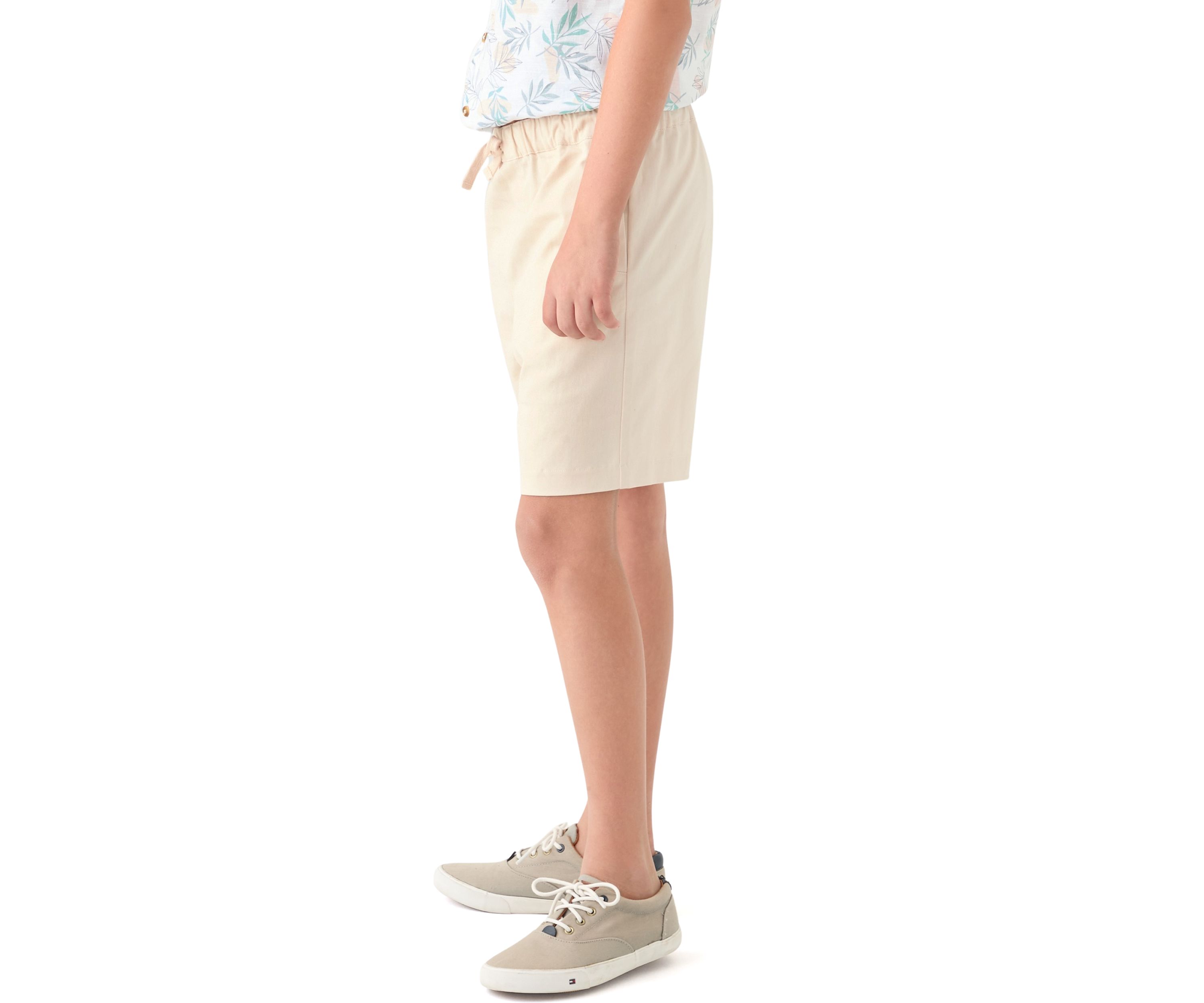 Boys 8-20 Pull On Stretch Twill Shorts