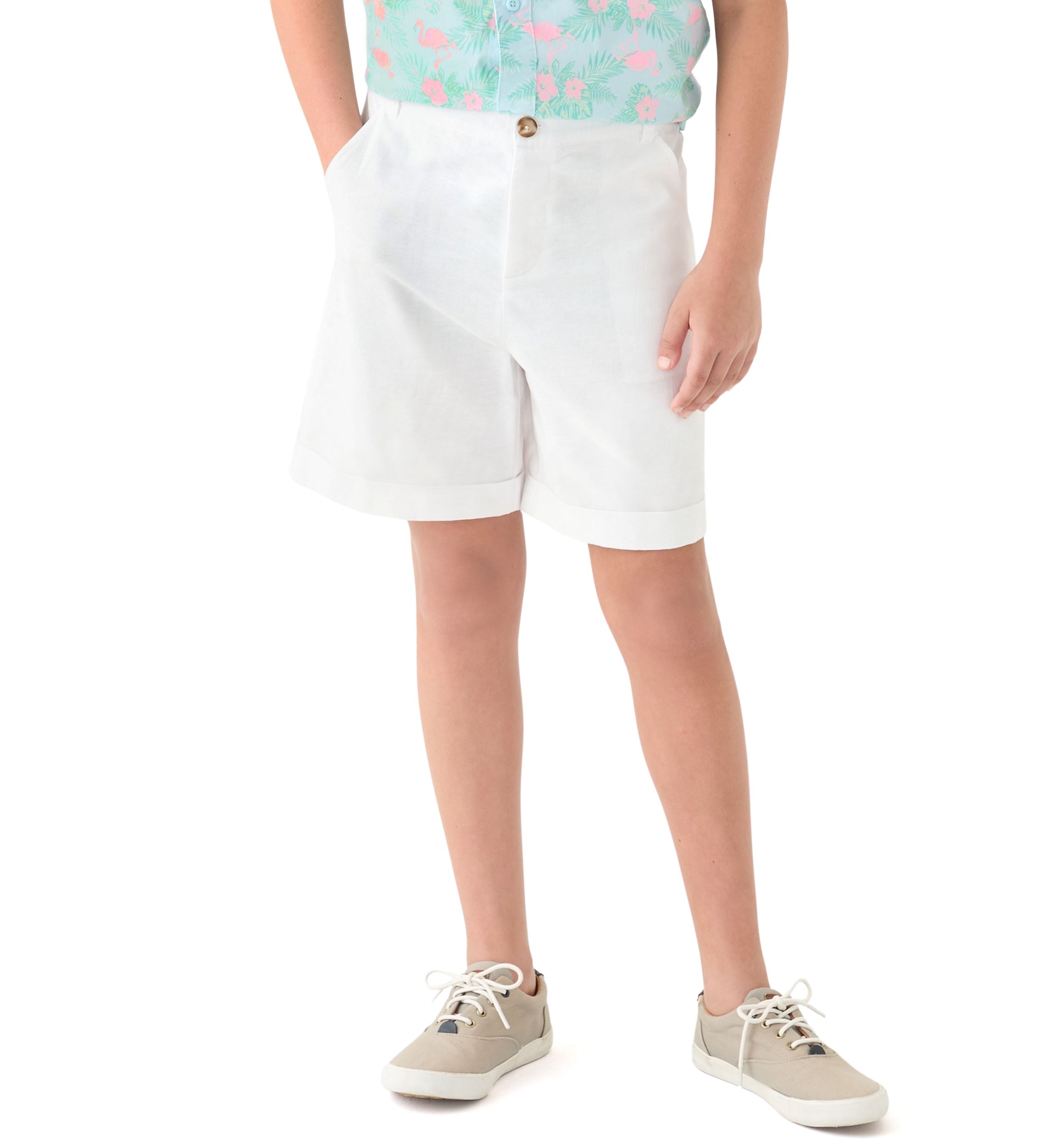 Boys 8-20 Linen Shorts