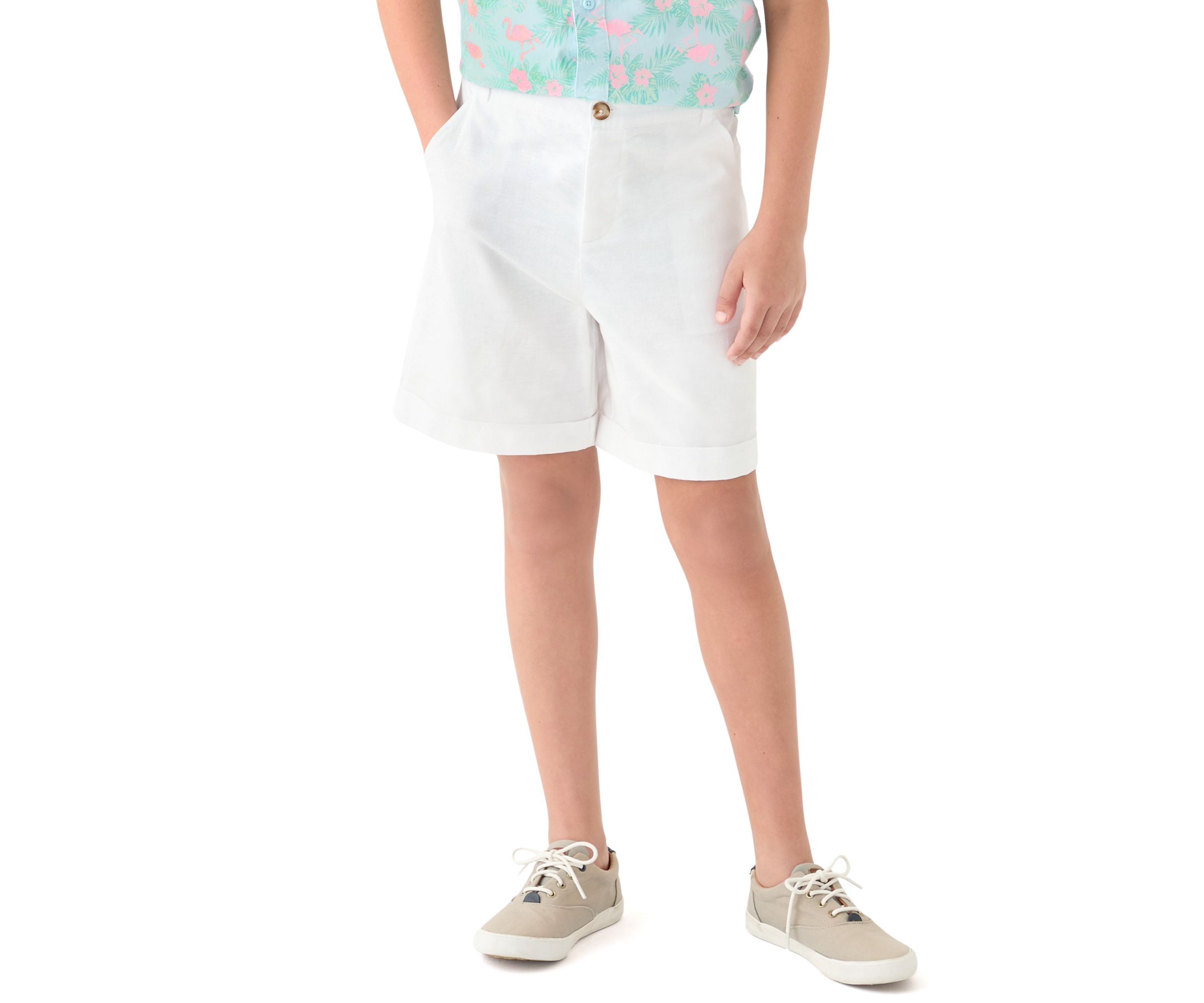 Boys 8-20 Linen Shorts