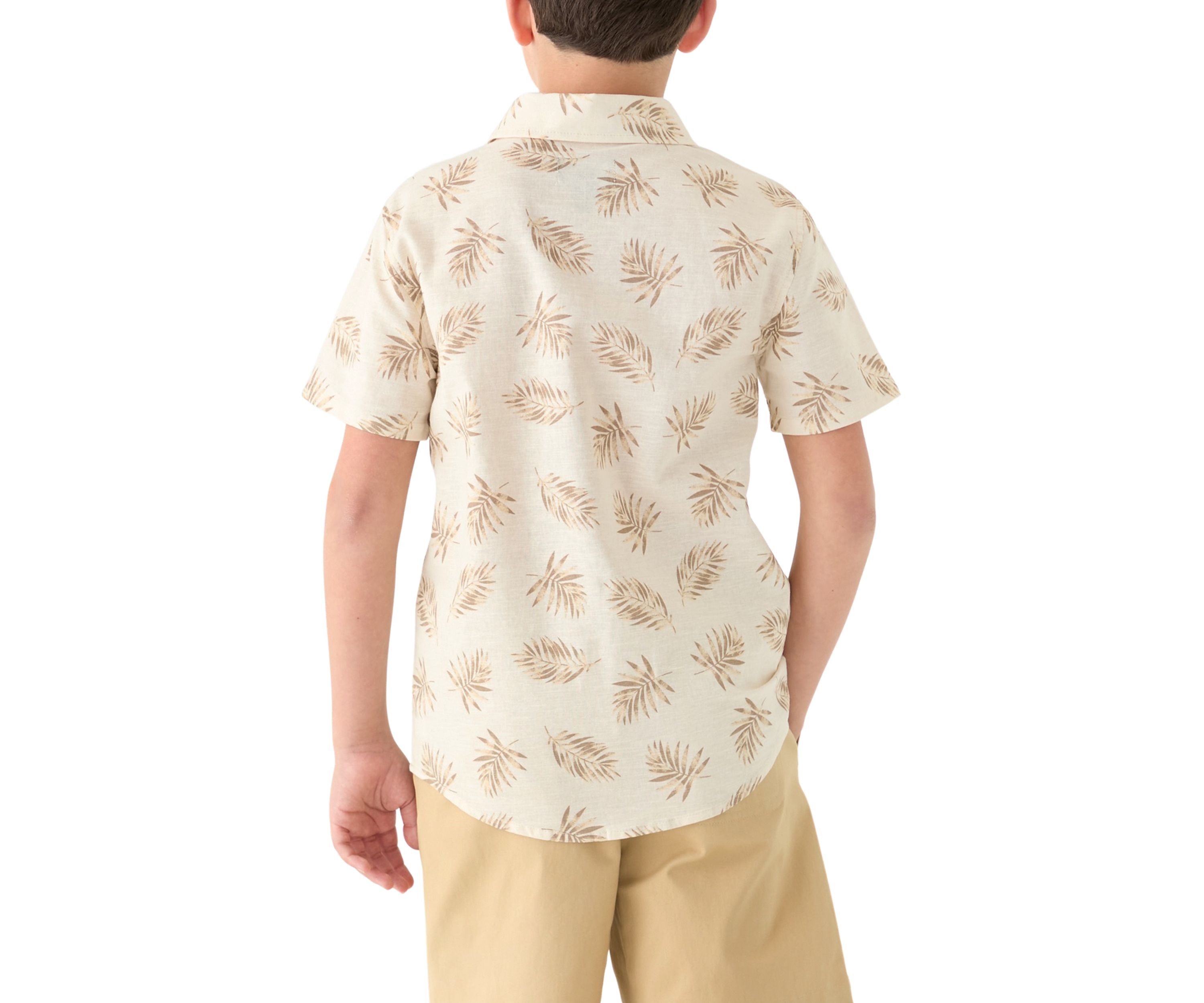 Boys 8-20 Printed Woven Shirt