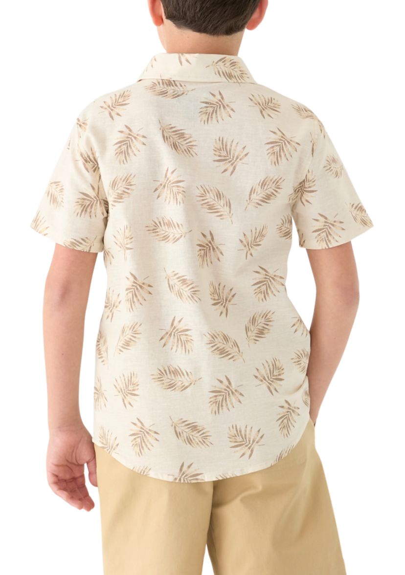 Boys 8-20 Printed Woven Shirt