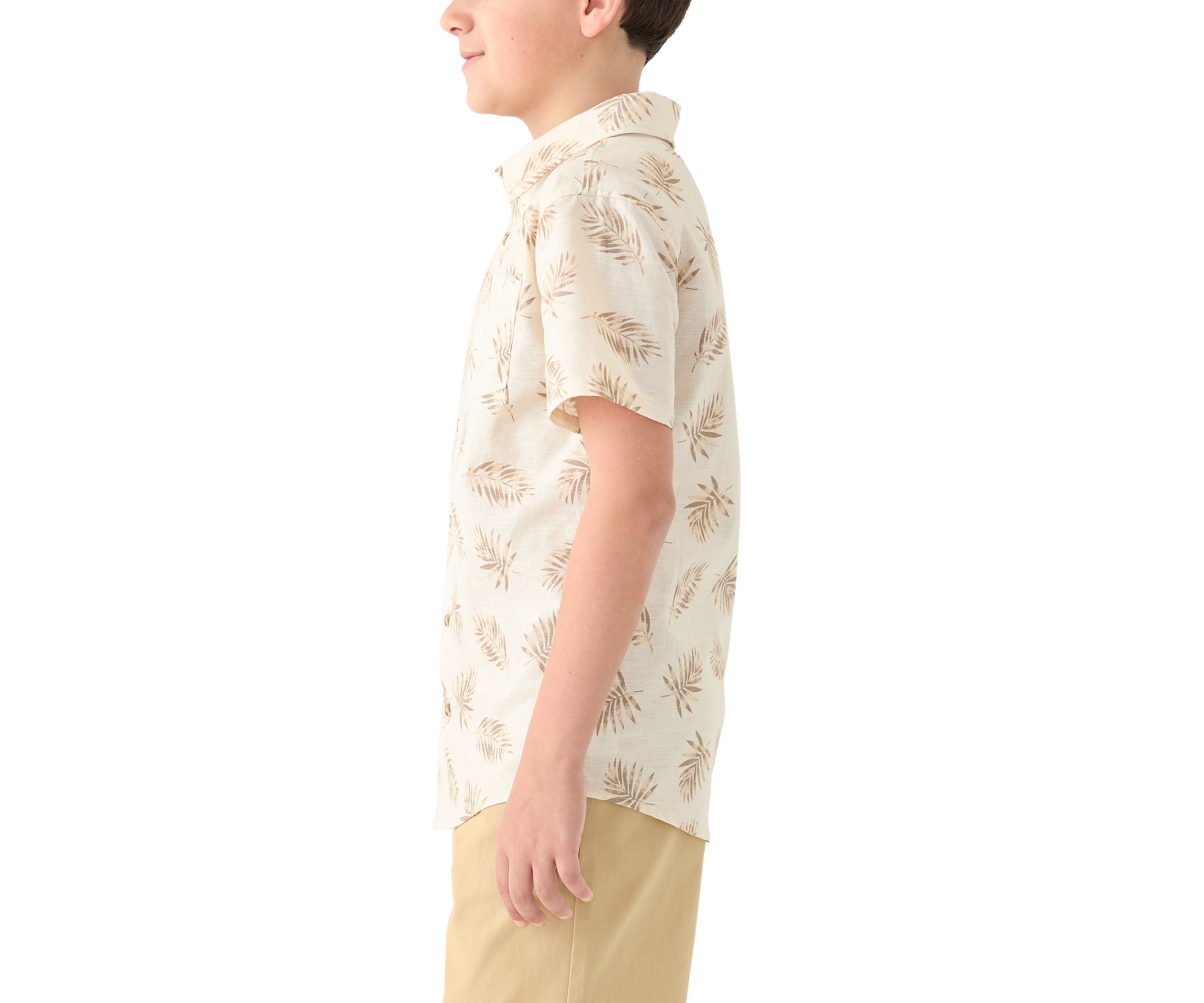 Boys 8-20 Printed Woven Shirt