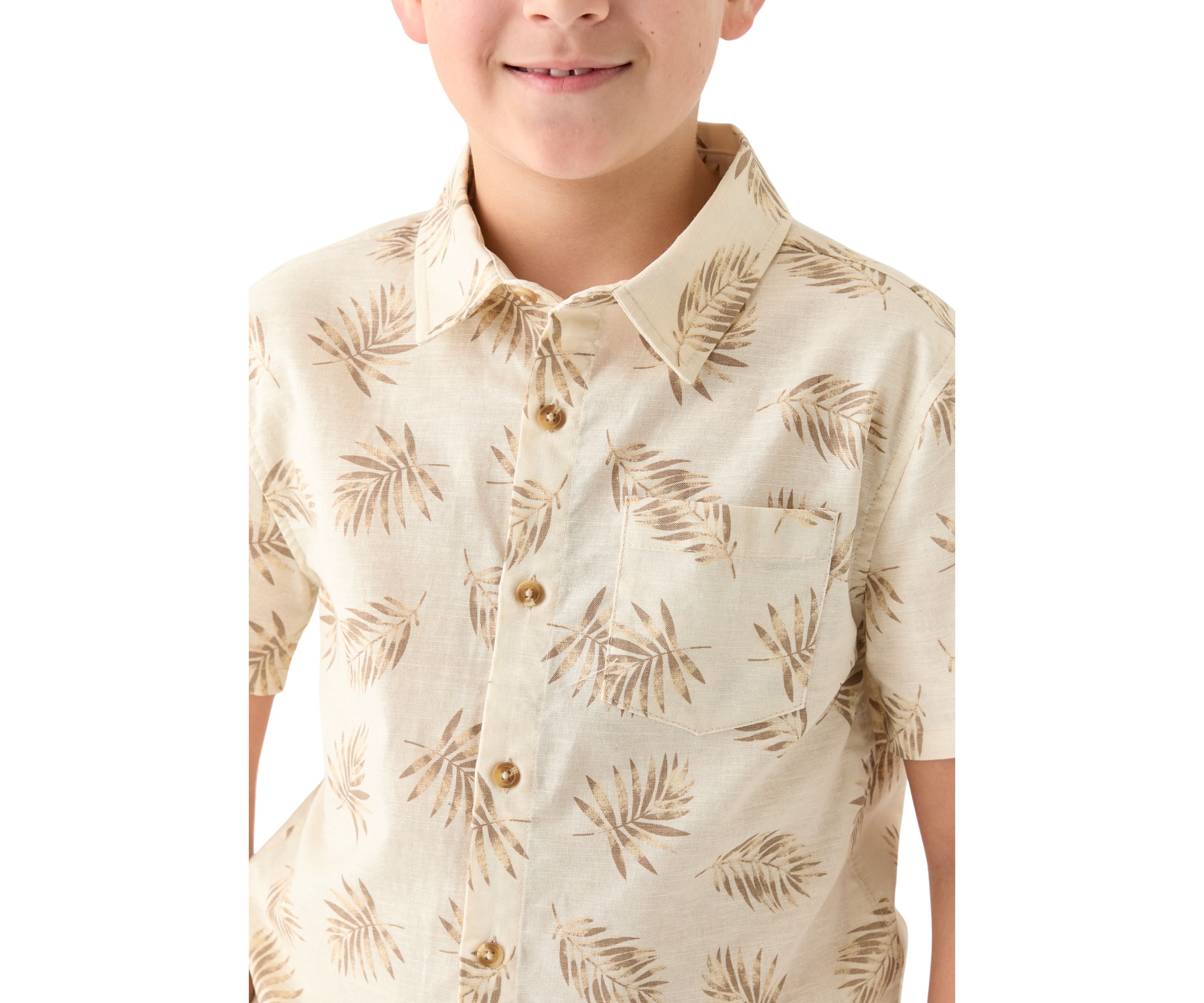 Boys 8-20 Printed Woven Shirt