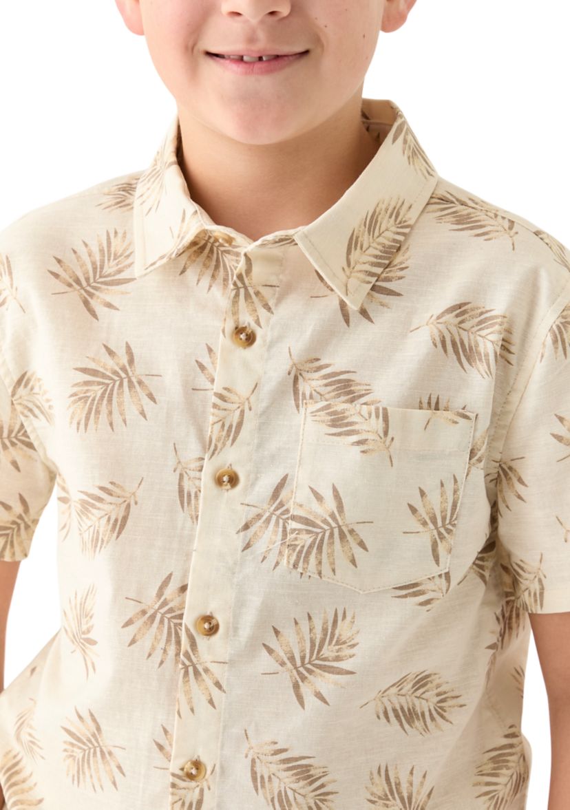 Boys 8-20 Printed Woven Shirt