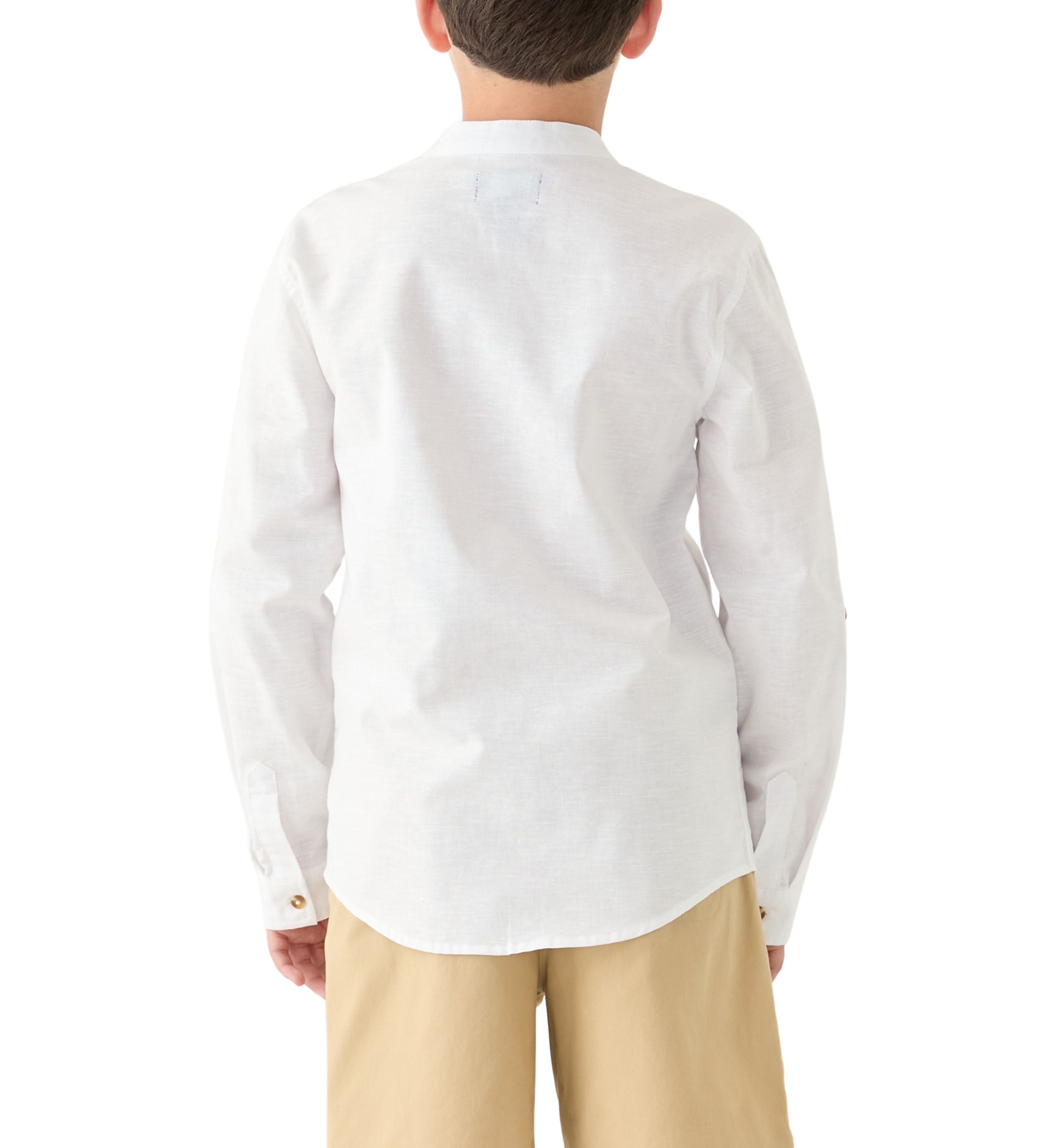 Boys 8-20 Linen Dress Shirt