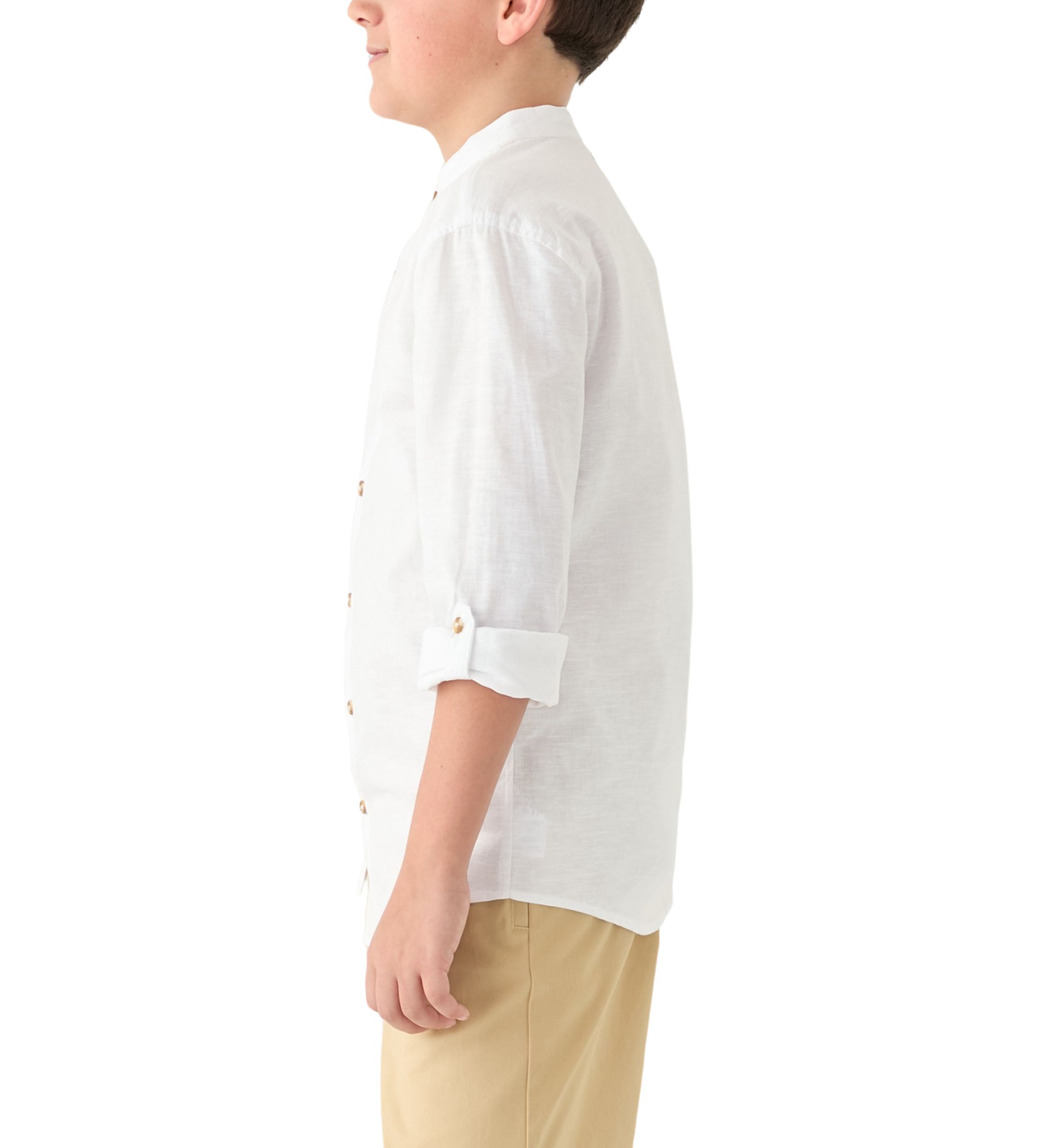 Boys 8-20 Linen Dress Shirt