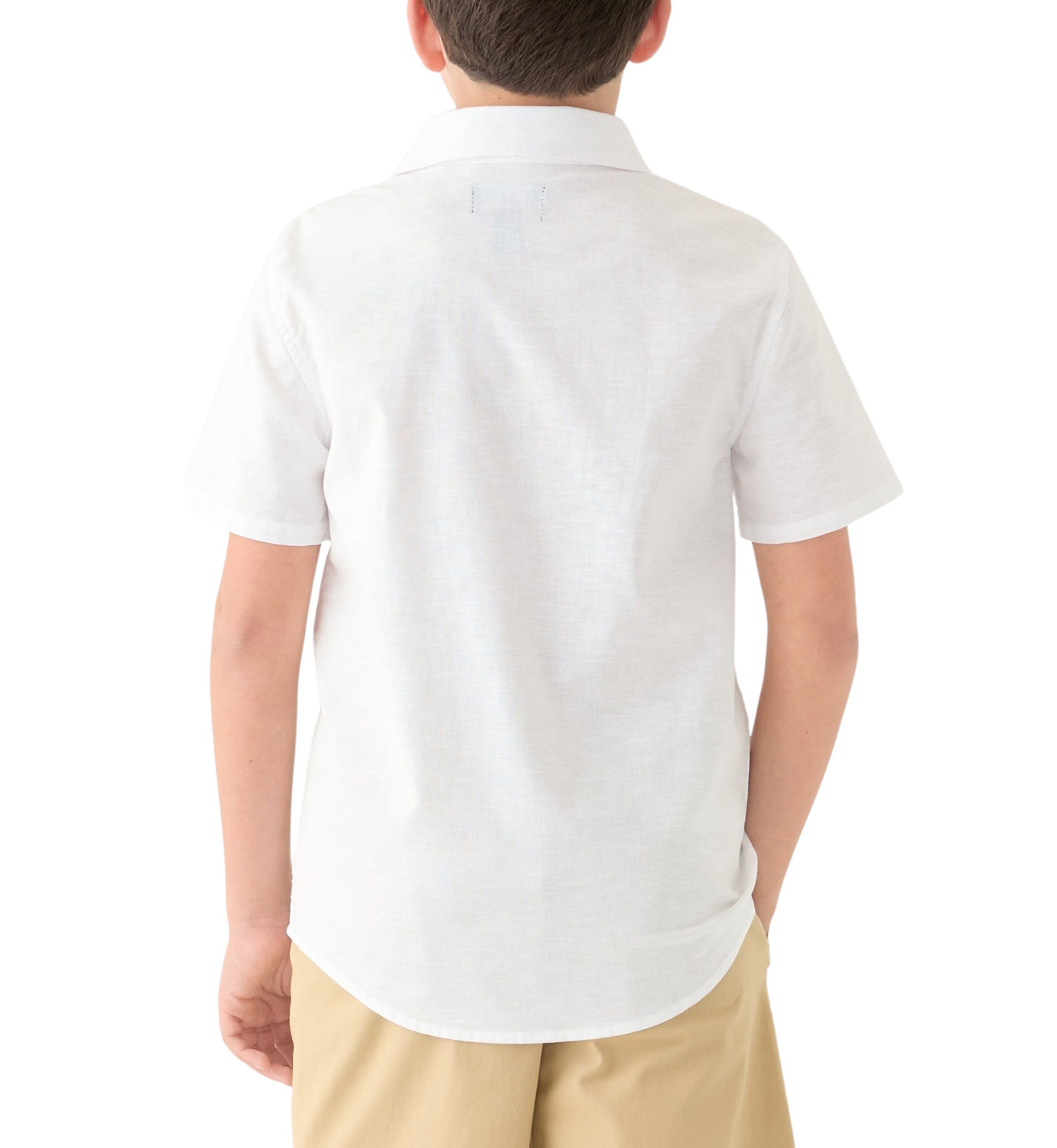 Boys 8-20 Woven Linen Shirt