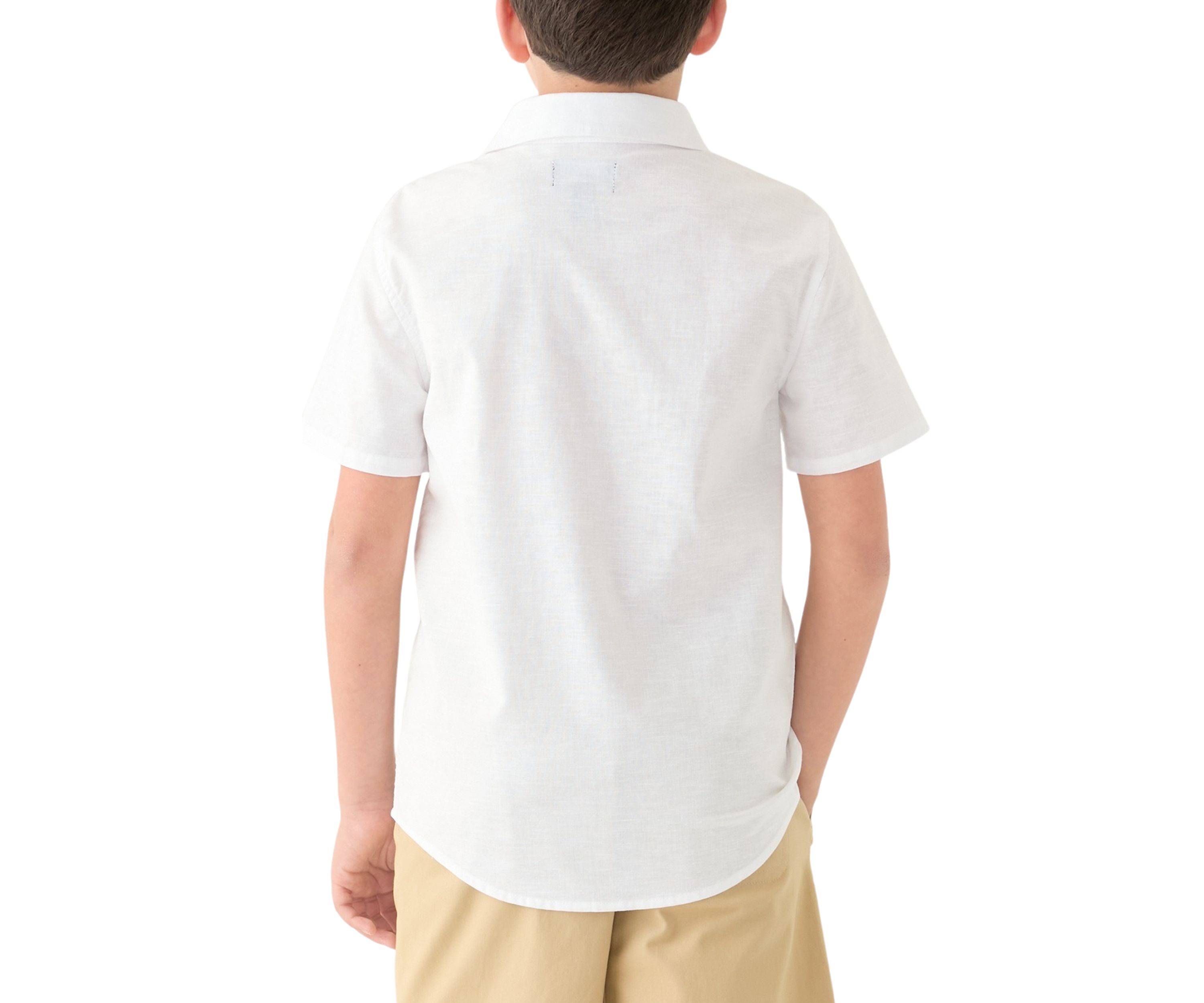 Boys 8-20 Woven Linen Shirt