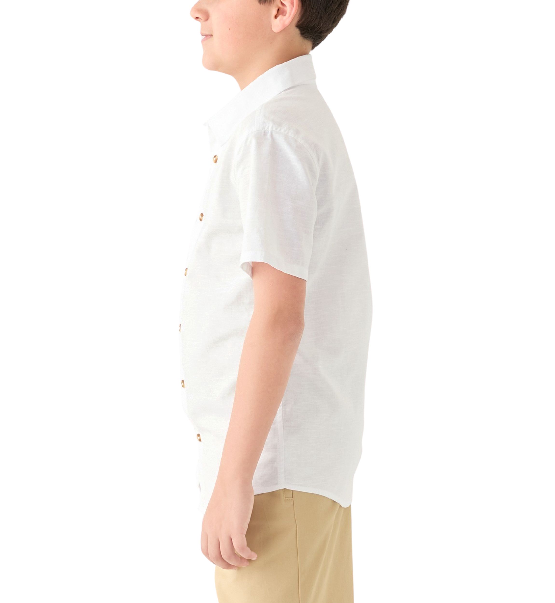 Boys 8-20 Woven Linen Shirt