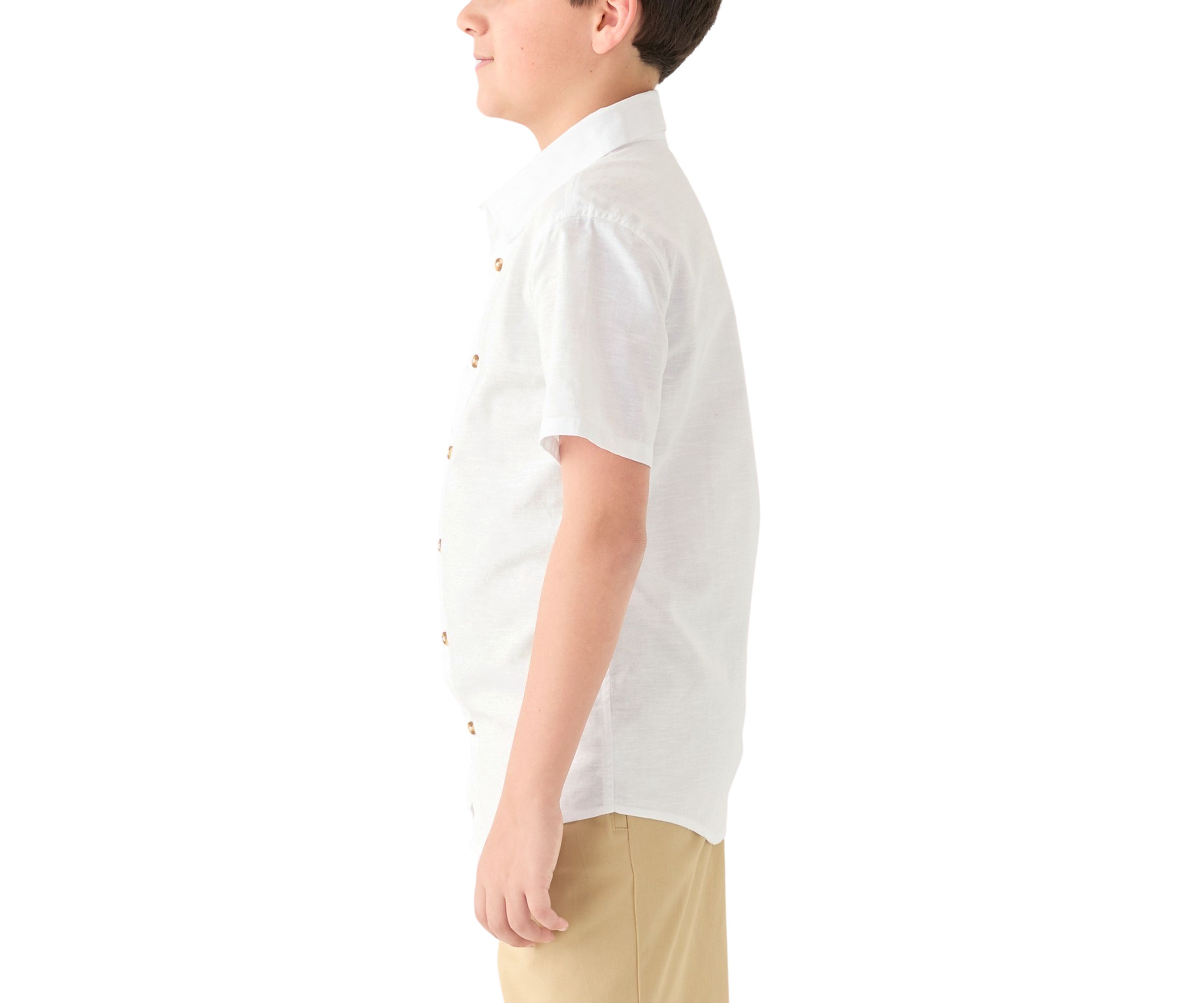 Boys 8-20 Woven Linen Shirt