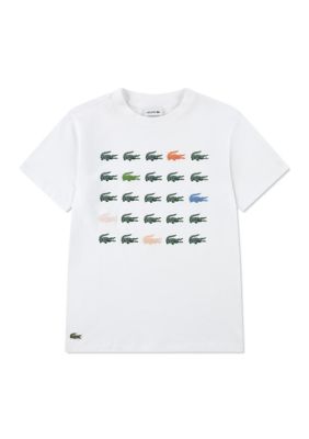 Lacoste Boys 820 Croc Grid TShirt