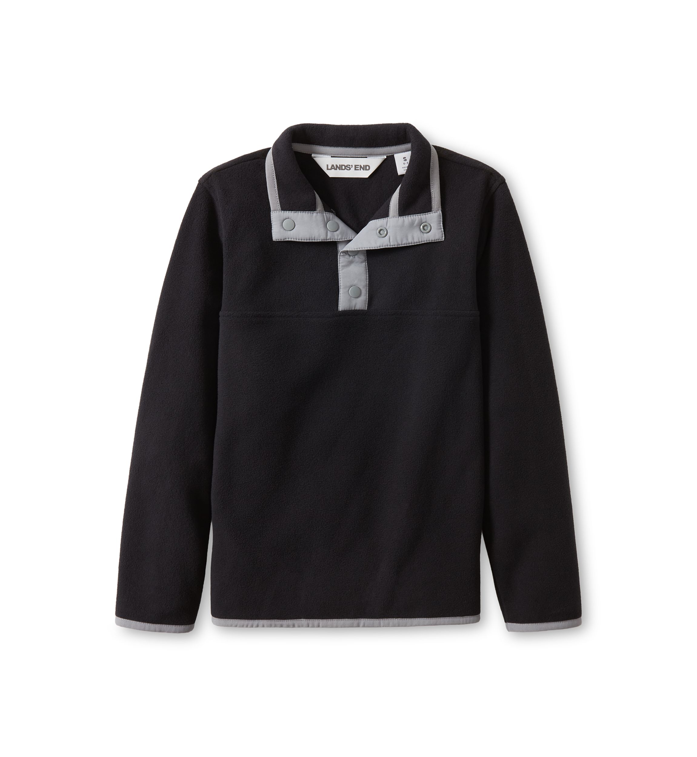 Boys 4-7 Everyday Fleece Snap Neck Pullover