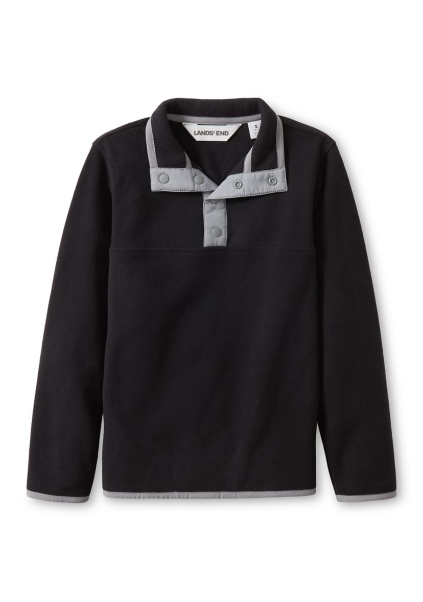 Boys 4-7 Everyday Fleece Snap Neck Pullover