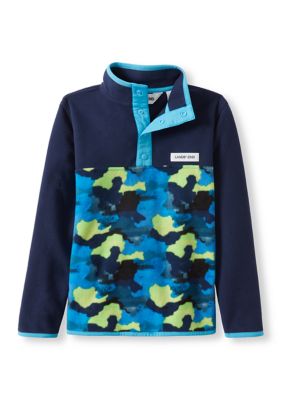 Boys 4-7 Everyday Fleece Snap Neck Pullover