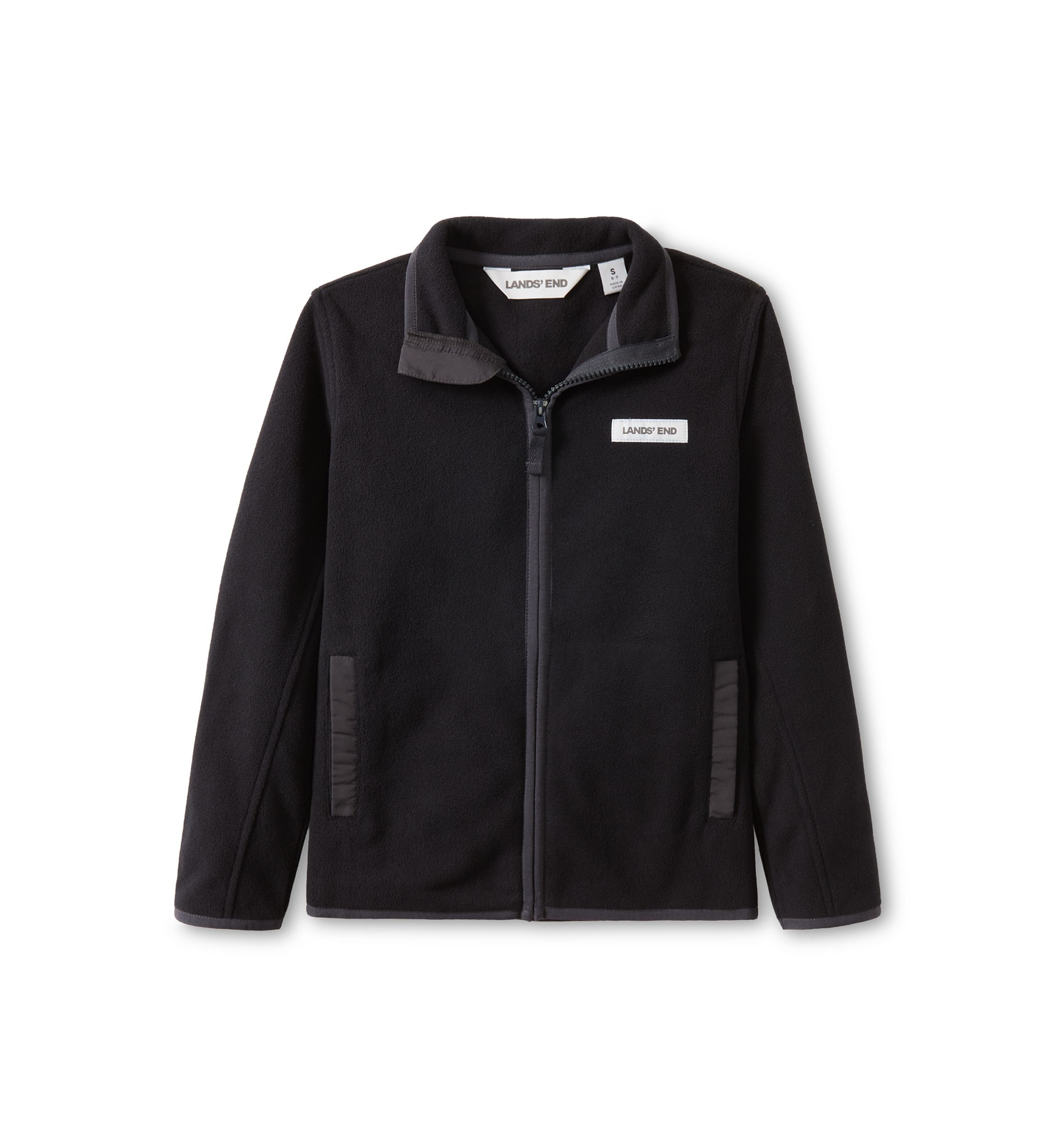 Boys 4-7 Everyday Fleece Full Zip Mock Collar