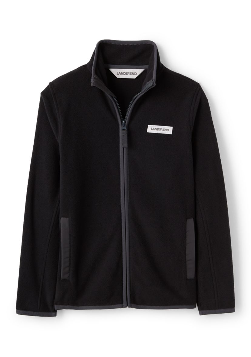 Boys 8-20 Everyday Fleece Full Zip Mock Collar Jacket