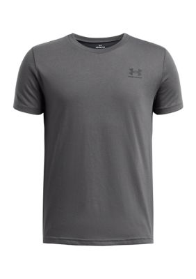 Under Armour Boys Sportstyle T-shirt, Gray, X-Large