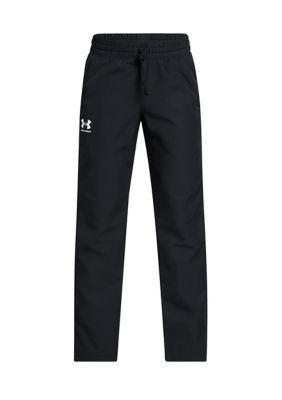 Under Armour Boys Rival Woven Pants, Black, XL