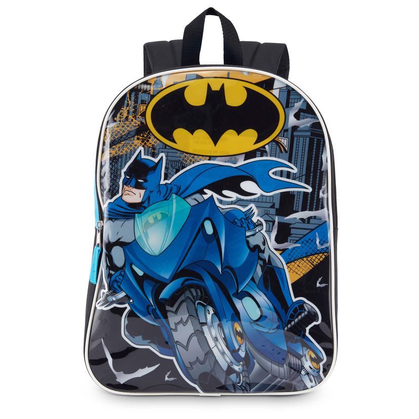 batman backpack jansport DC Comics Bat Symbol Utility Tech Laptop School Bag 16" : Electronics It is constructed from Black polyester for durability with one large main compartment and a front utility pocket with organizer for plenty of storage options DC Comics Batman 16" Backpack