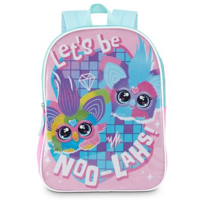 Fast Forward Furby 15" Girls Backpack With Padded Straps & Zip Compartment - Ideal Toddler Bookbag For School & Travel