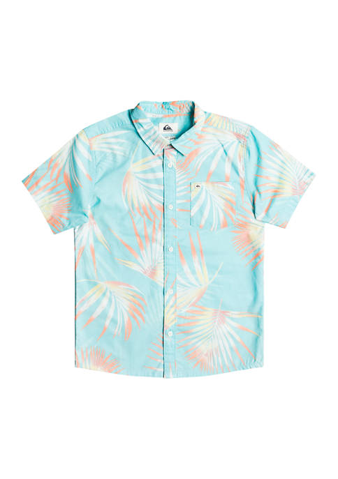 Quiksilver™ Boys 8-20 Pop Tropic Short Sleeve Shirt