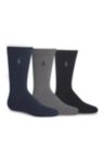 3-Pack Super Soft Solid Socks Boys 4-20