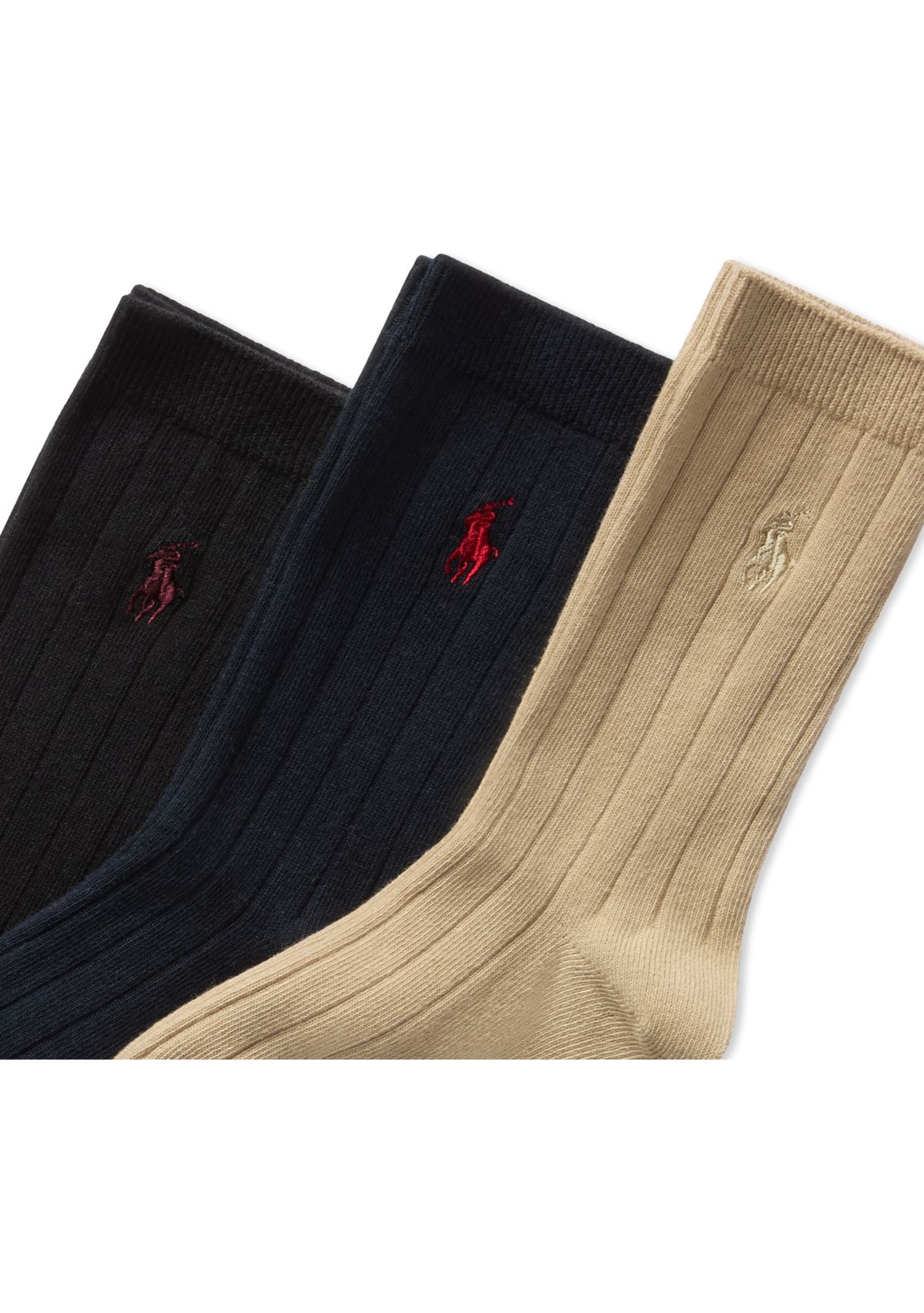 Ribbed Dress Socks - 3-Pack 