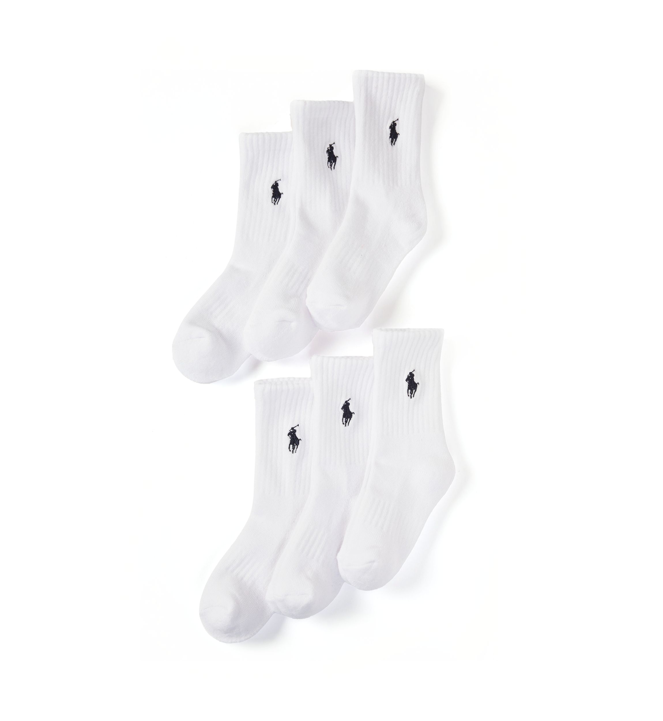 Boys 4-11 Cotton Blend Crew Socks - 6-Pack