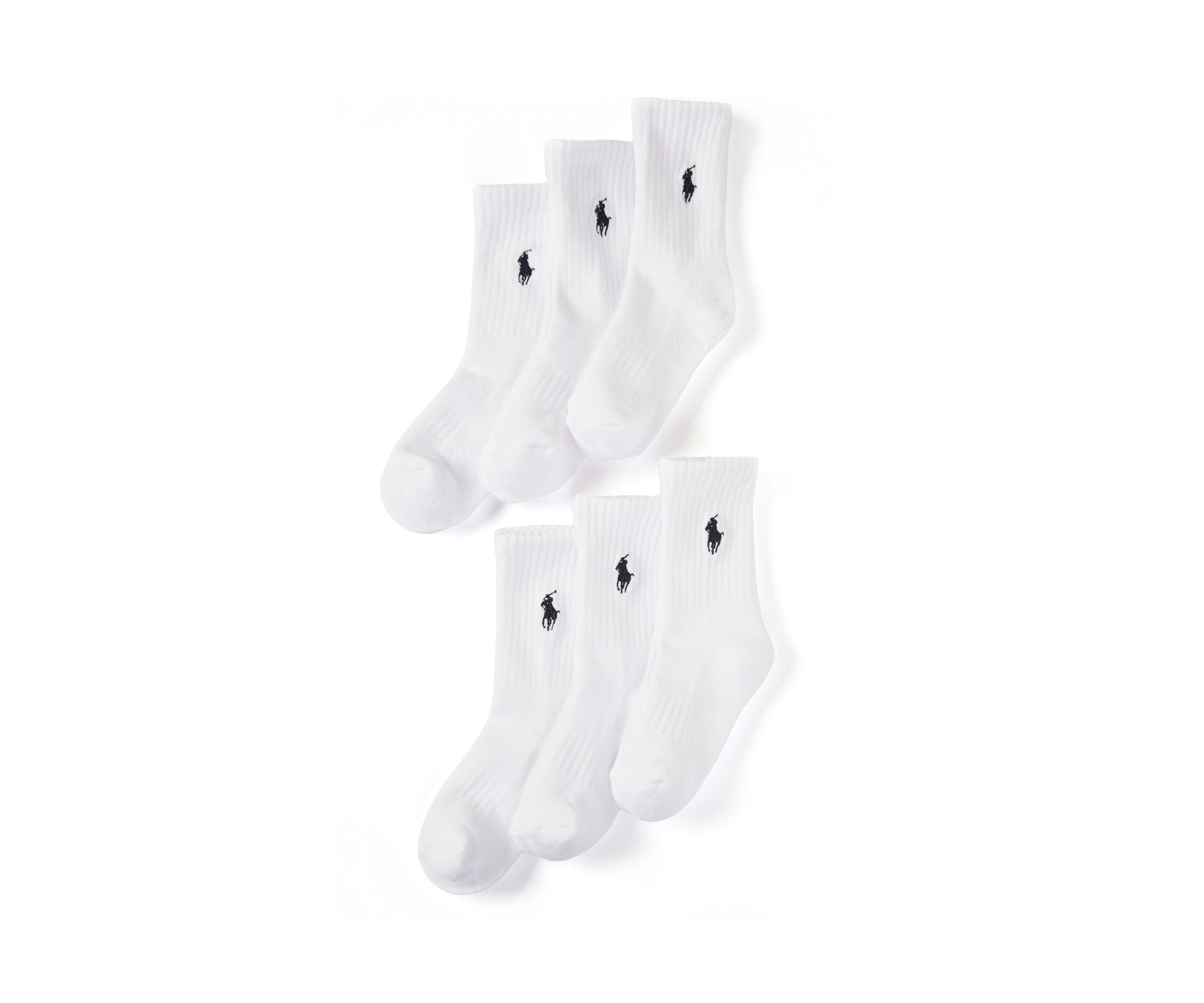 Boys 4-11 Cotton Blend Crew Socks - 6-Pack