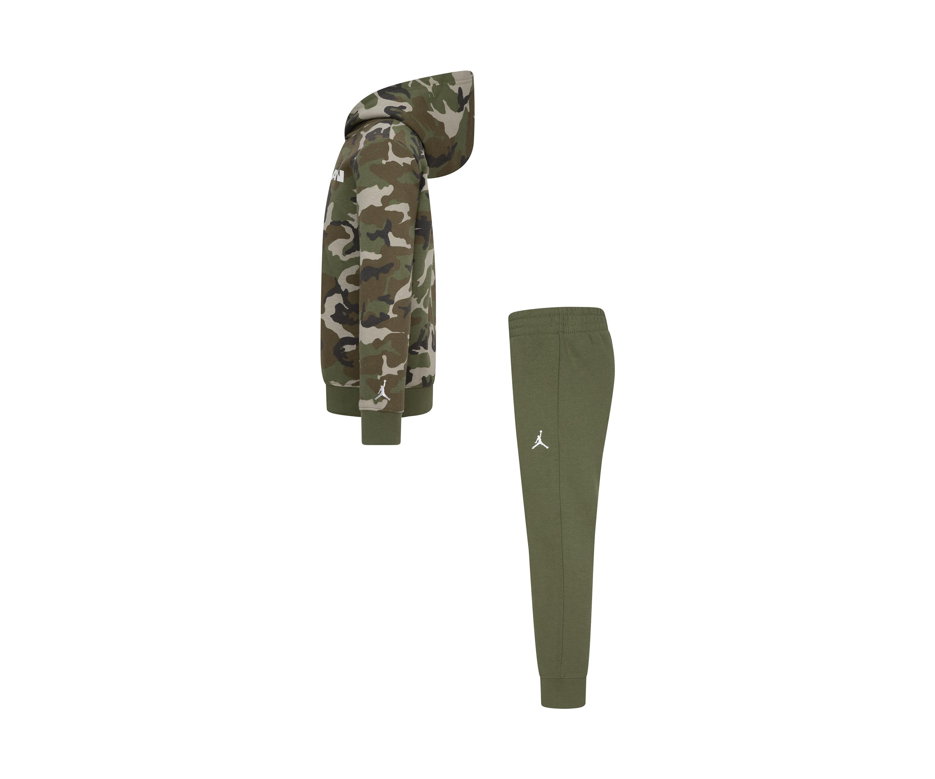 Boys 4-7 Camo Printed Fleece Hoodie and Joggers Set