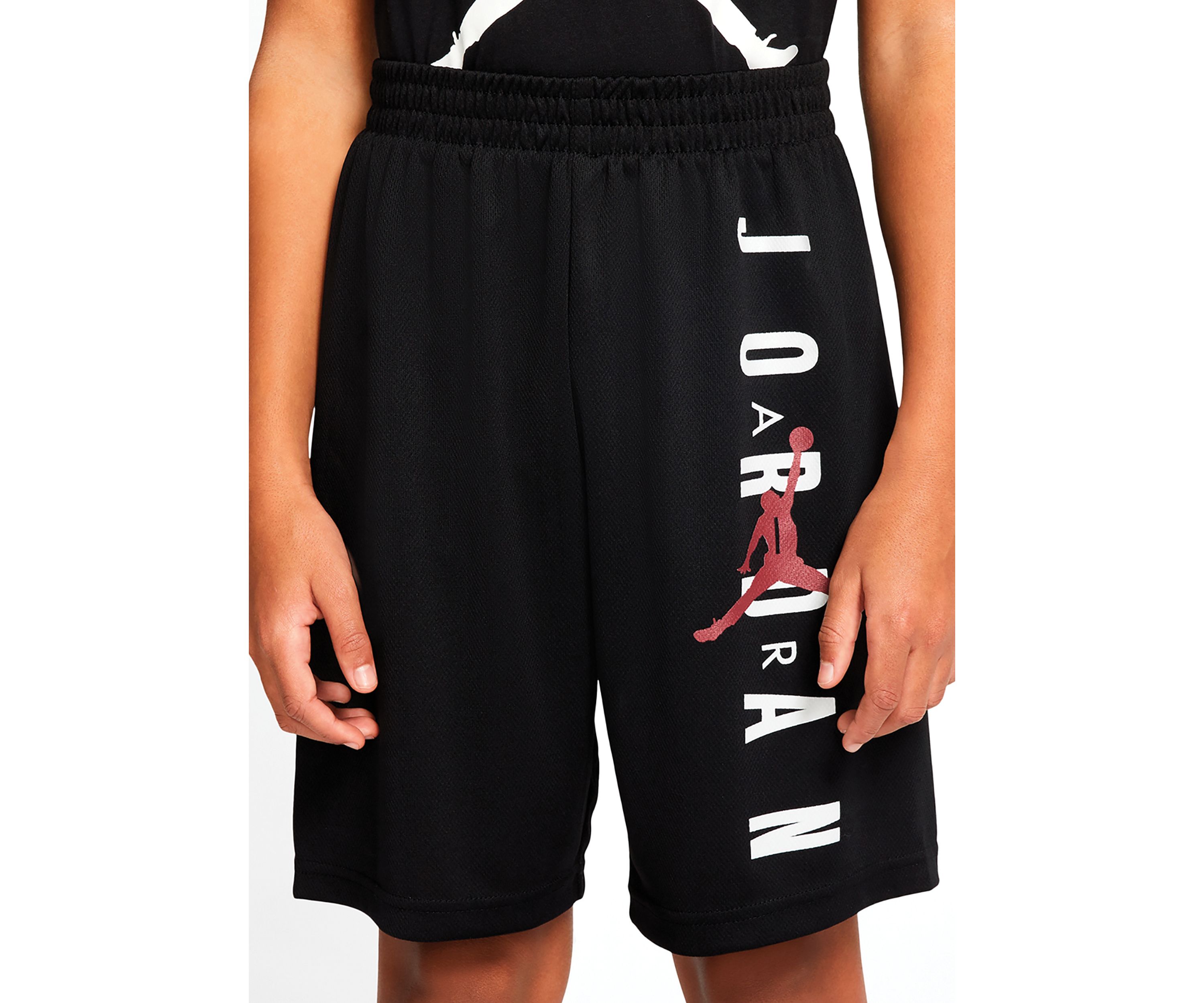 Boys 8-20 Vertical Logo Mesh Shorts