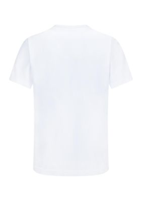 Jordan Boys White Colorblock T-Shirts