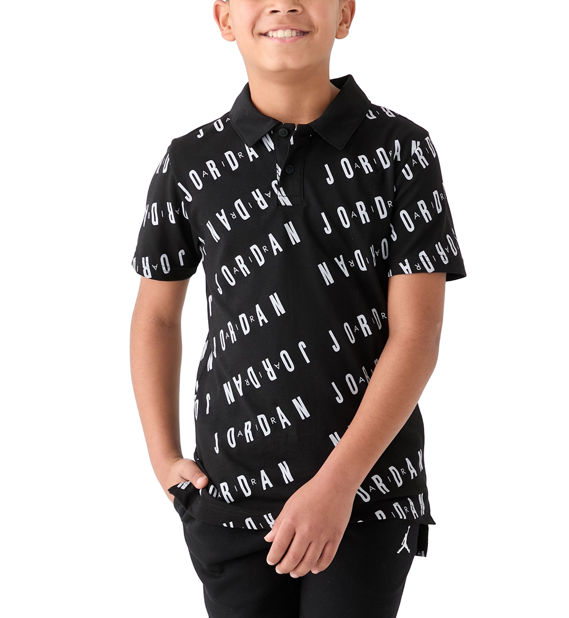 Boys 8-20 Jumpman Printed Polo Shirt