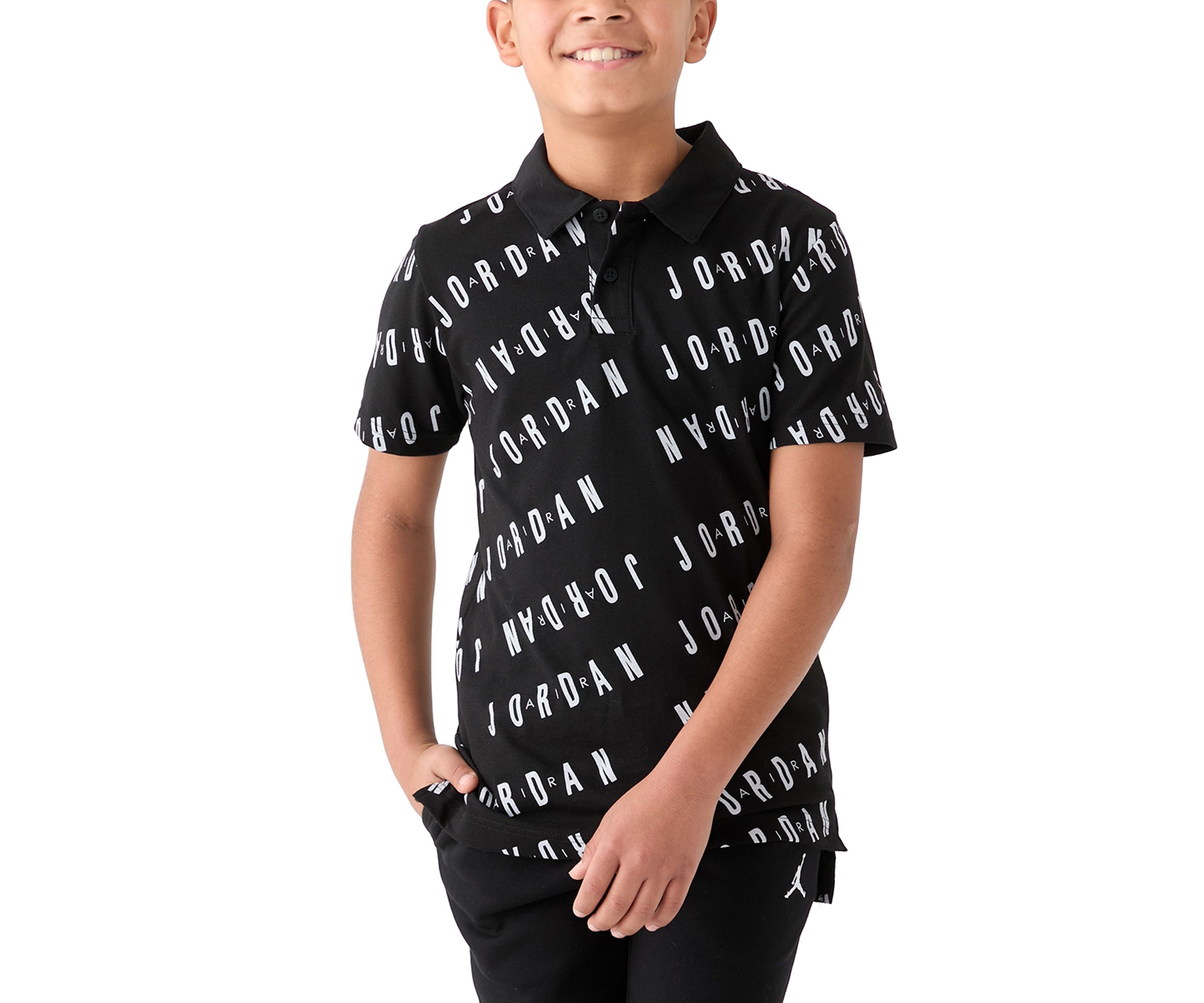 Boys 8-20 Jumpman Printed Polo Shirt