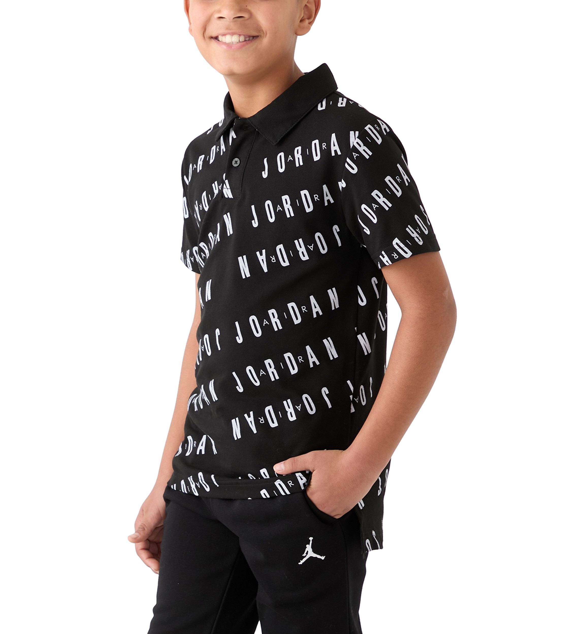 Boys 8-20 Jumpman Printed Polo Shirt