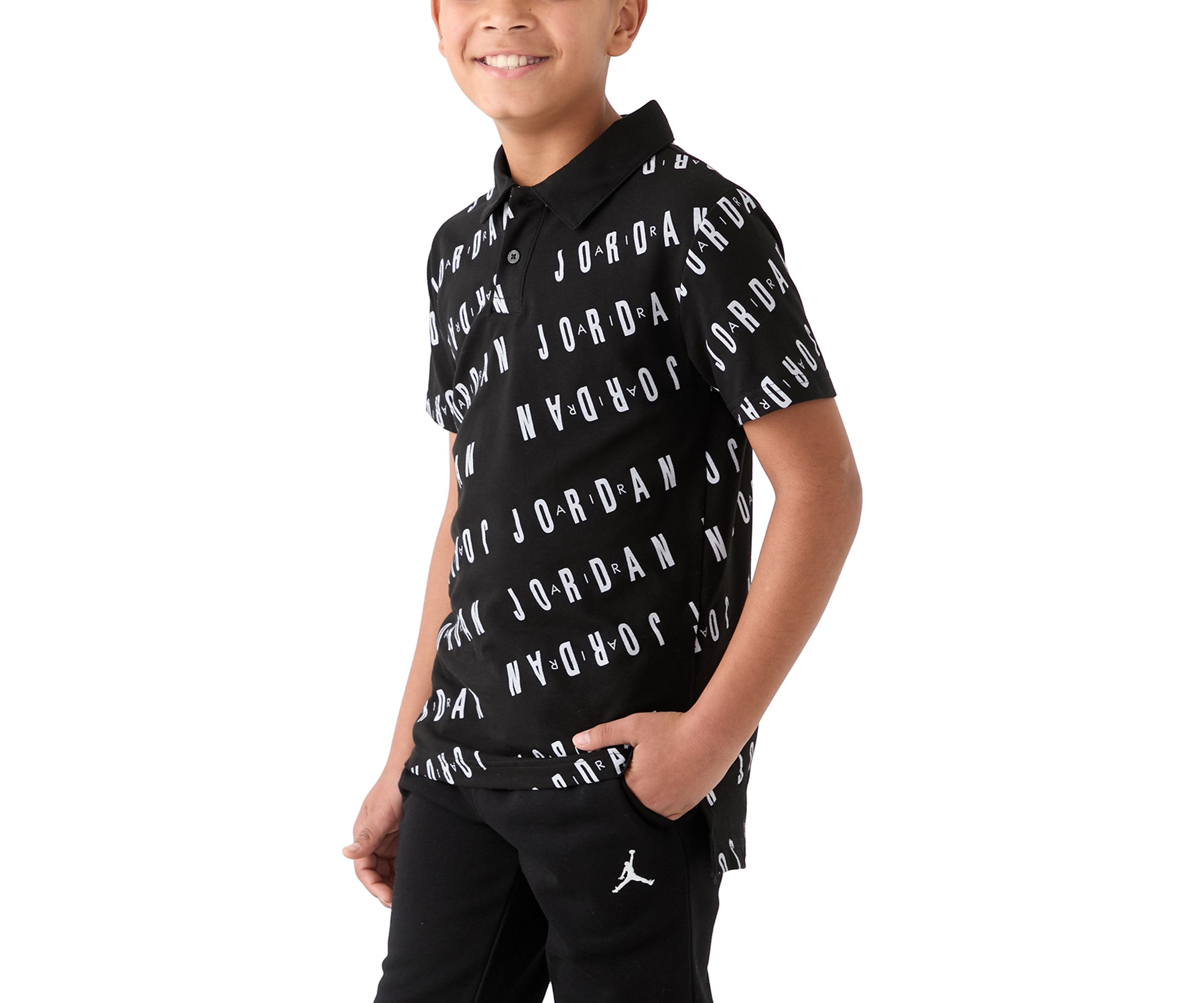 Boys 8-20 Jumpman Printed Polo Shirt