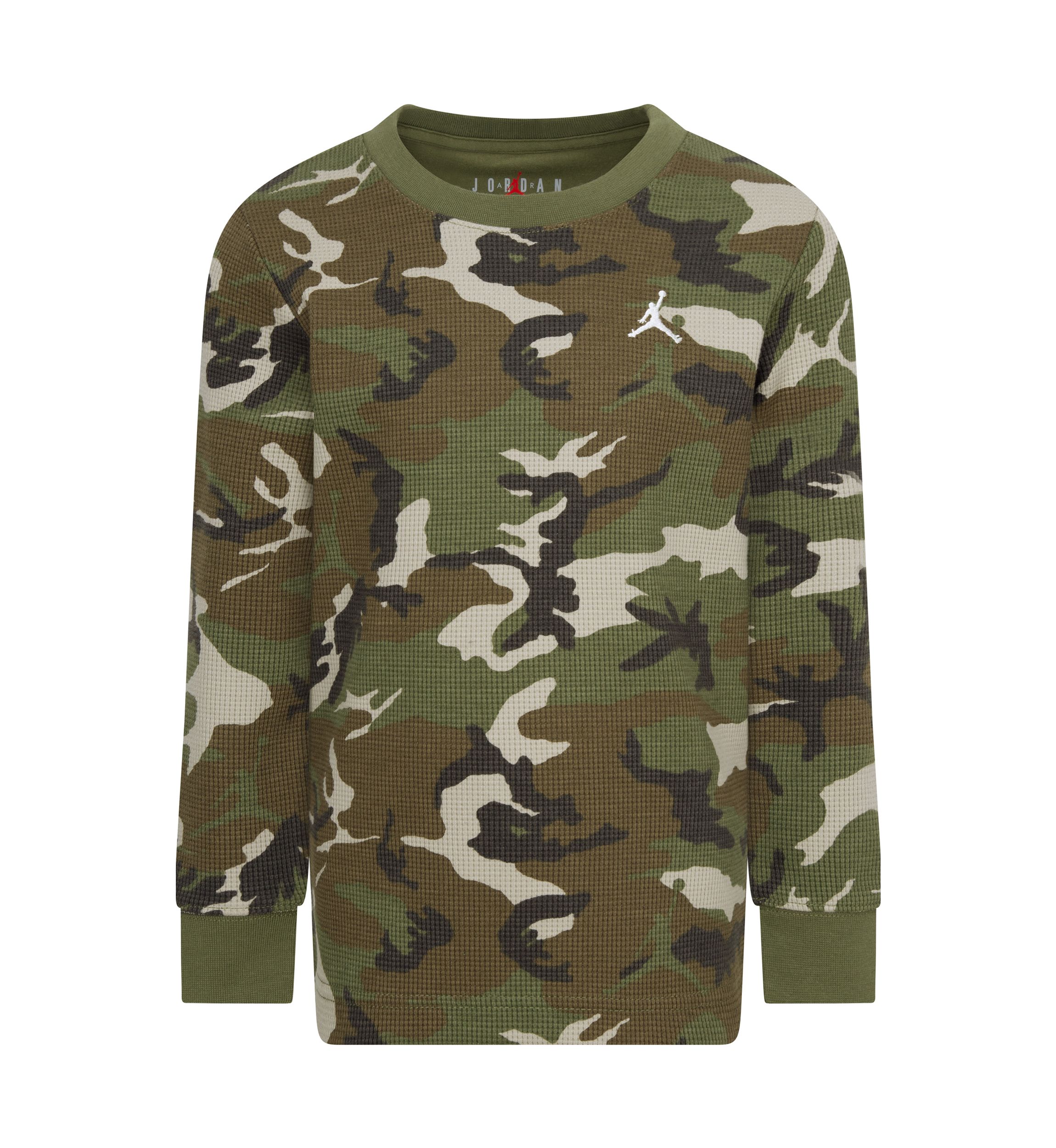 Boys 8-20 Camo Printed Waffle Knit T-Shirt