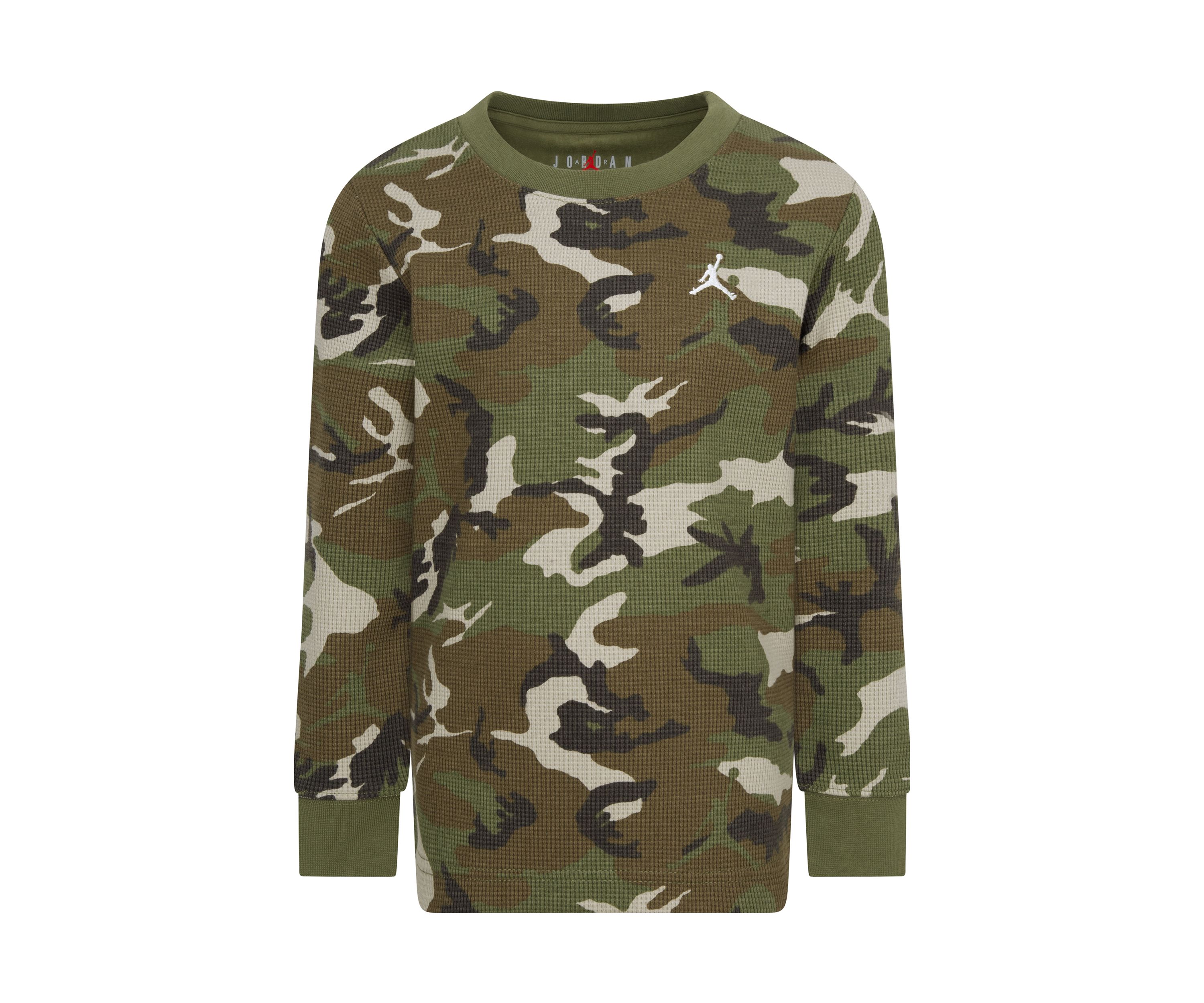 Boys 8-20 Camo Printed Waffle Knit T-Shirt
