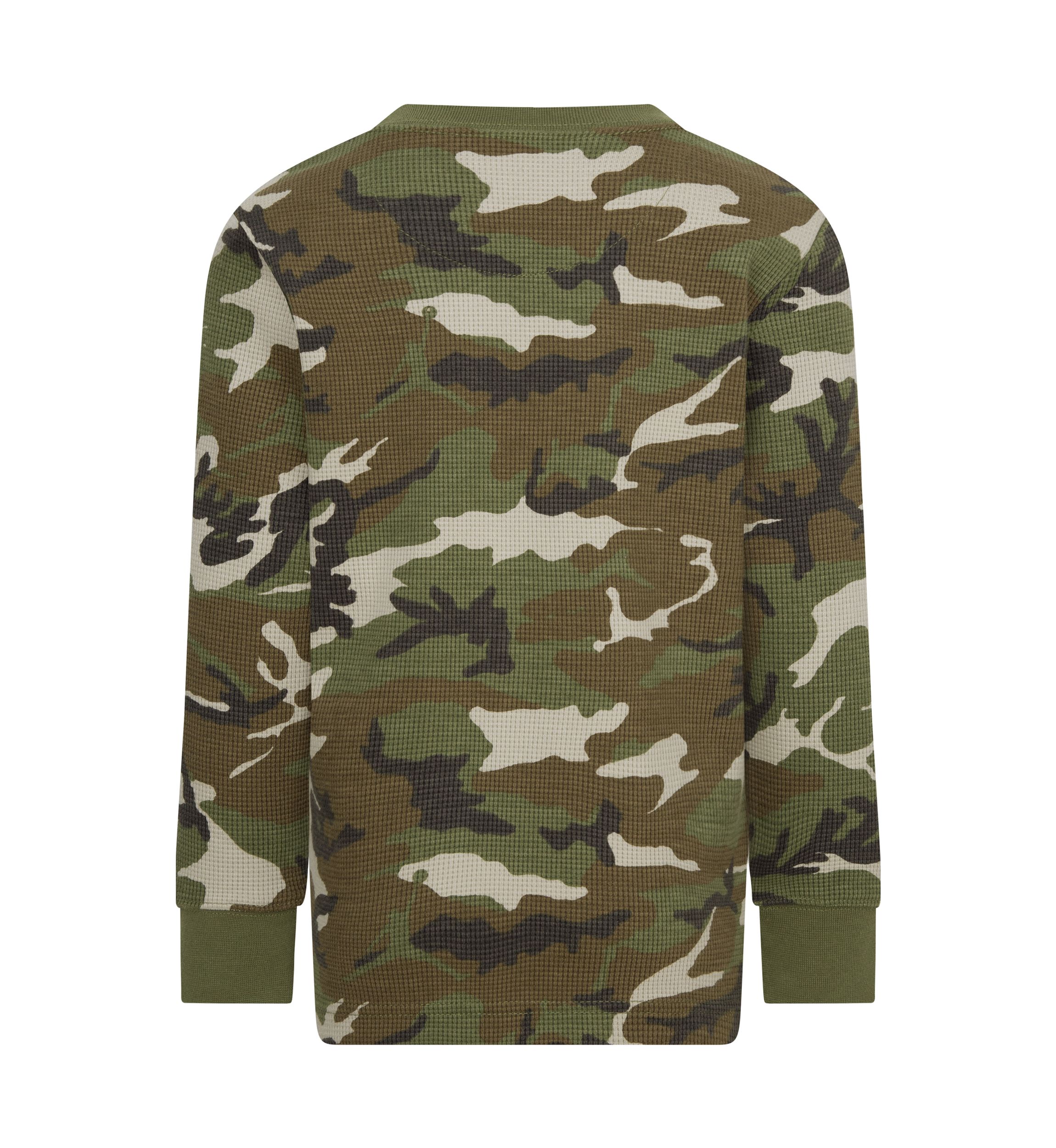Boys 8-20 Camo Printed Waffle Knit T-Shirt