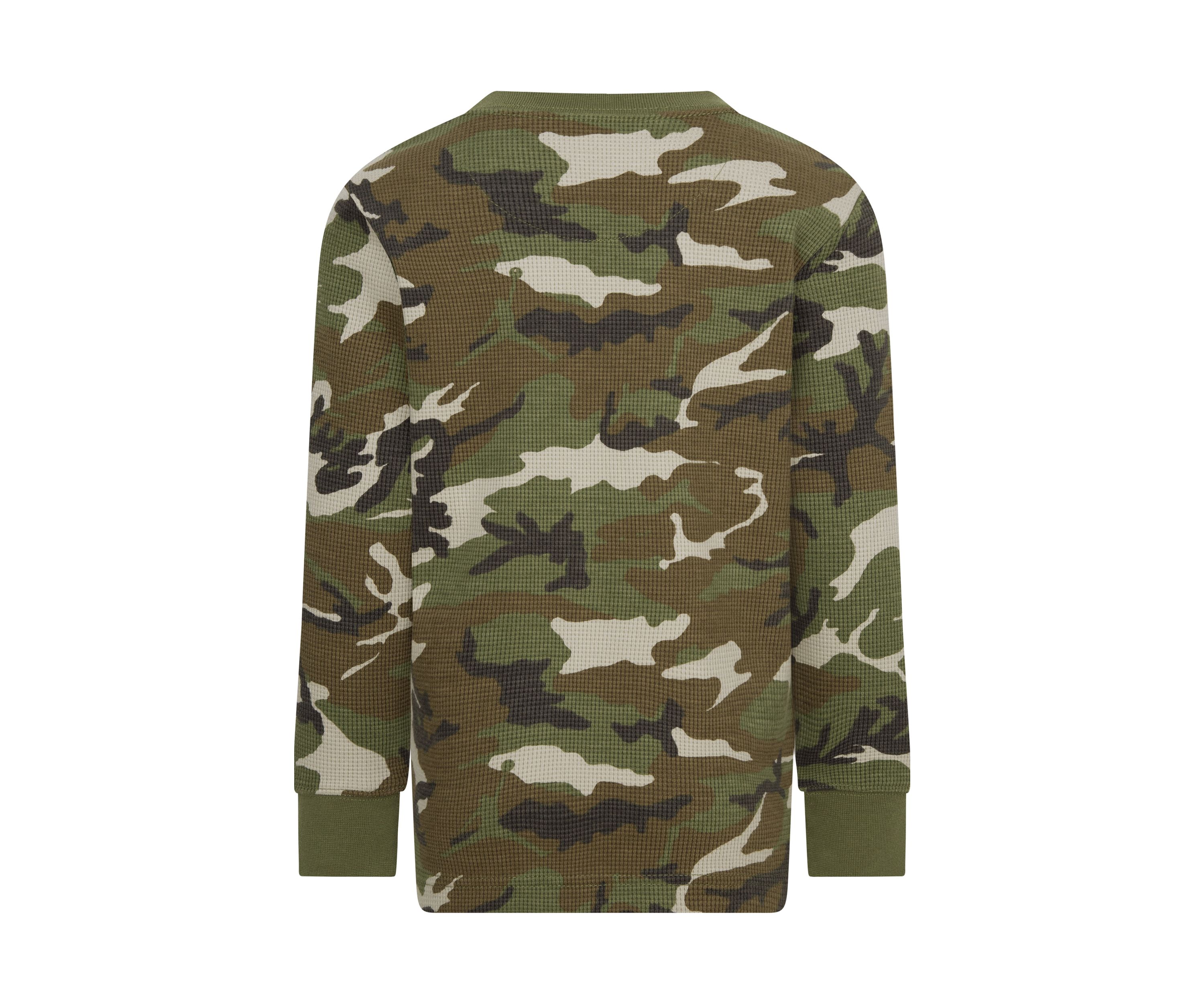 Boys 8-20 Camo Printed Waffle Knit T-Shirt