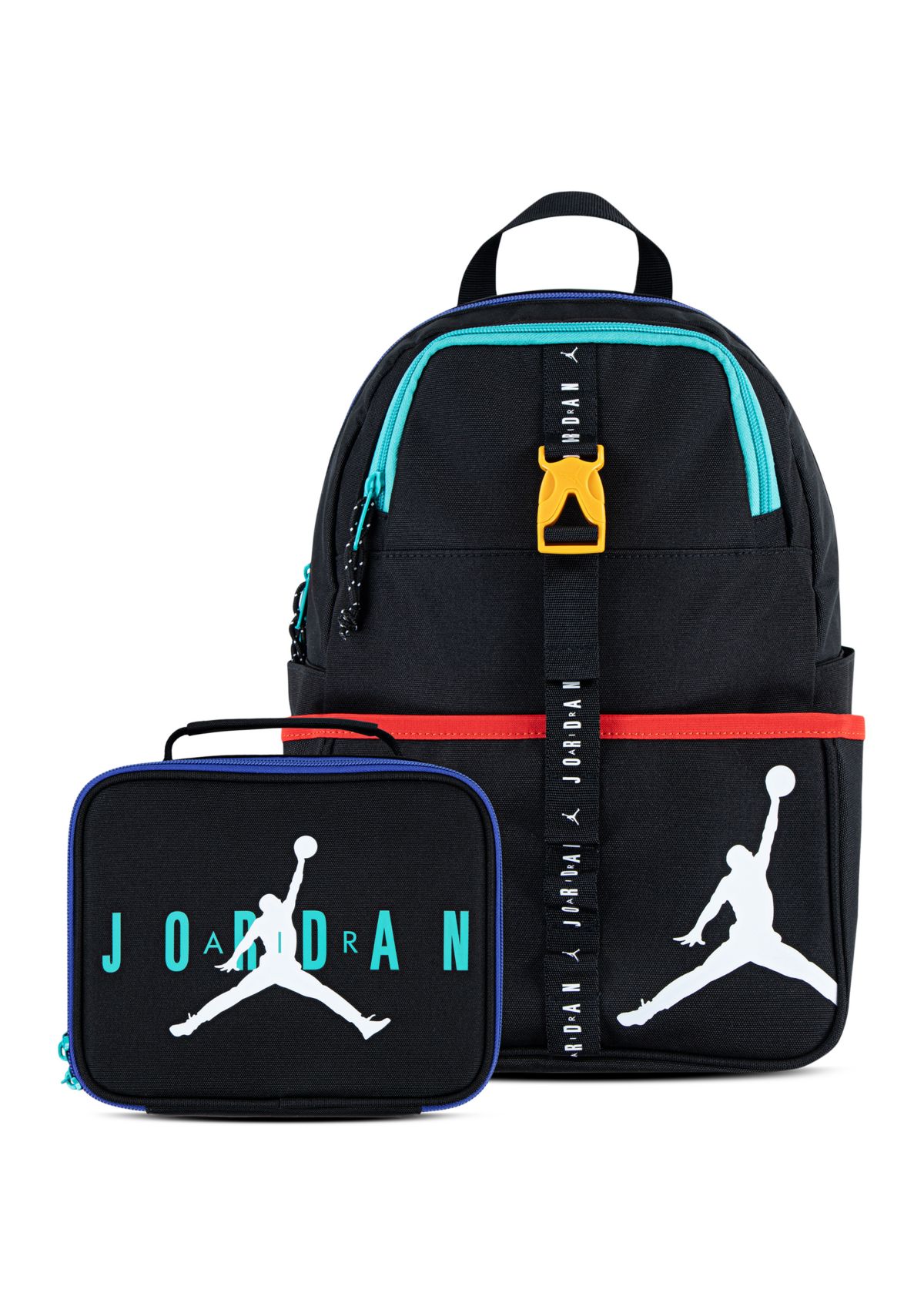 Boys Air Jordan Lunch Box and Backpack