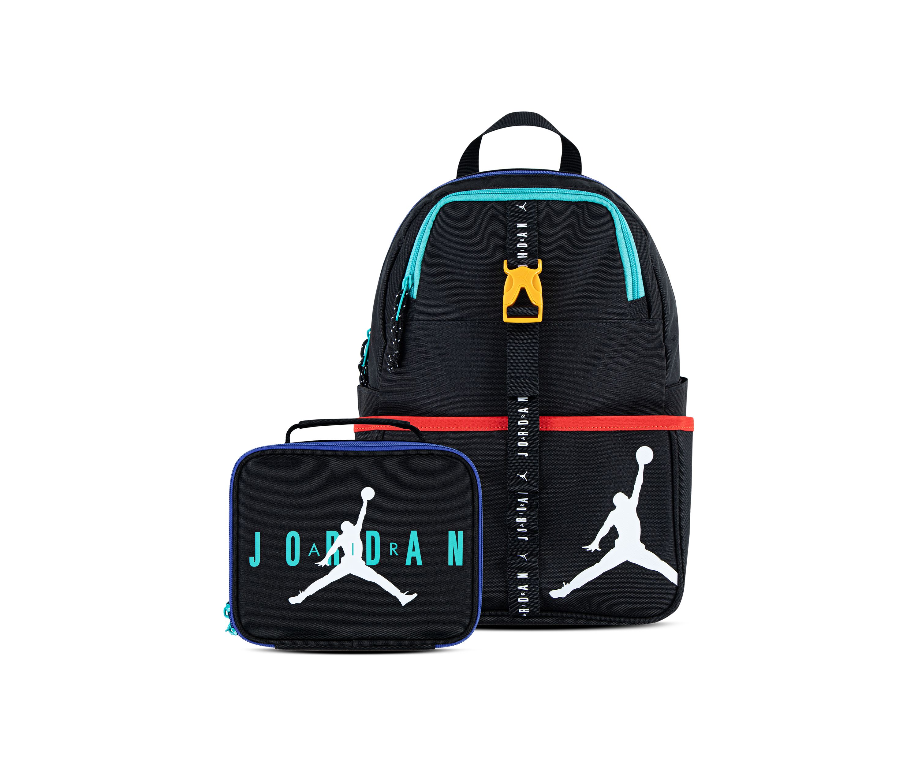 Boys Air Jordan Lunch Box and Backpack