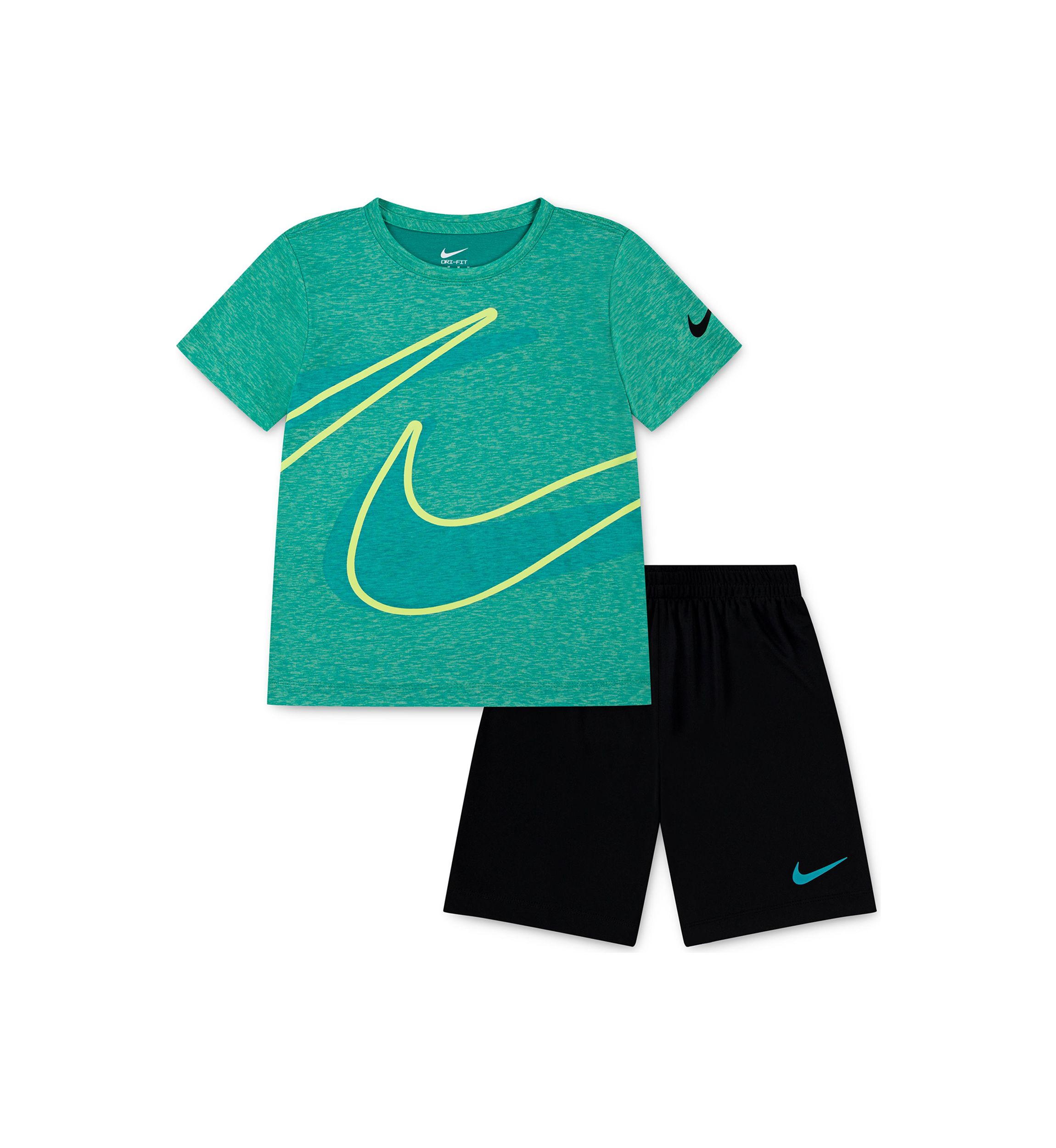 Boys 4-7 Dri Fit Big Logo Graphic T-Shirt and Shorts Set