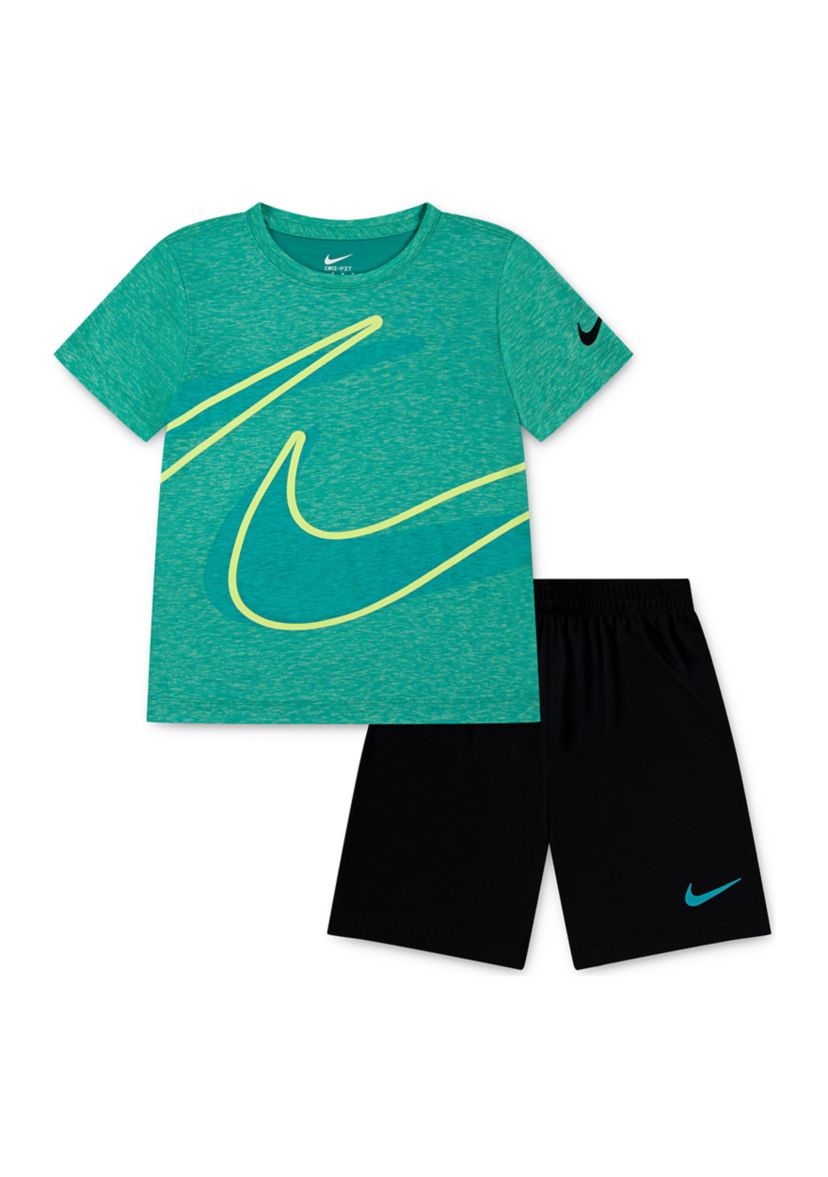 Boys 4-7 Dri Fit Big Logo Graphic T-Shirt and Shorts Set