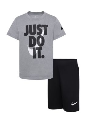Nike Boys 4-7 Dri-FIT Short Sleeve T-Shirt and Short Set