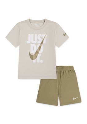 Nike Boys 4-7 Dri-FIT Short Sleeve T-Shirt and Short Set