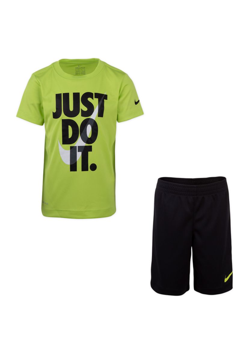 Boys 4-7 Just Do It Shorts Set 