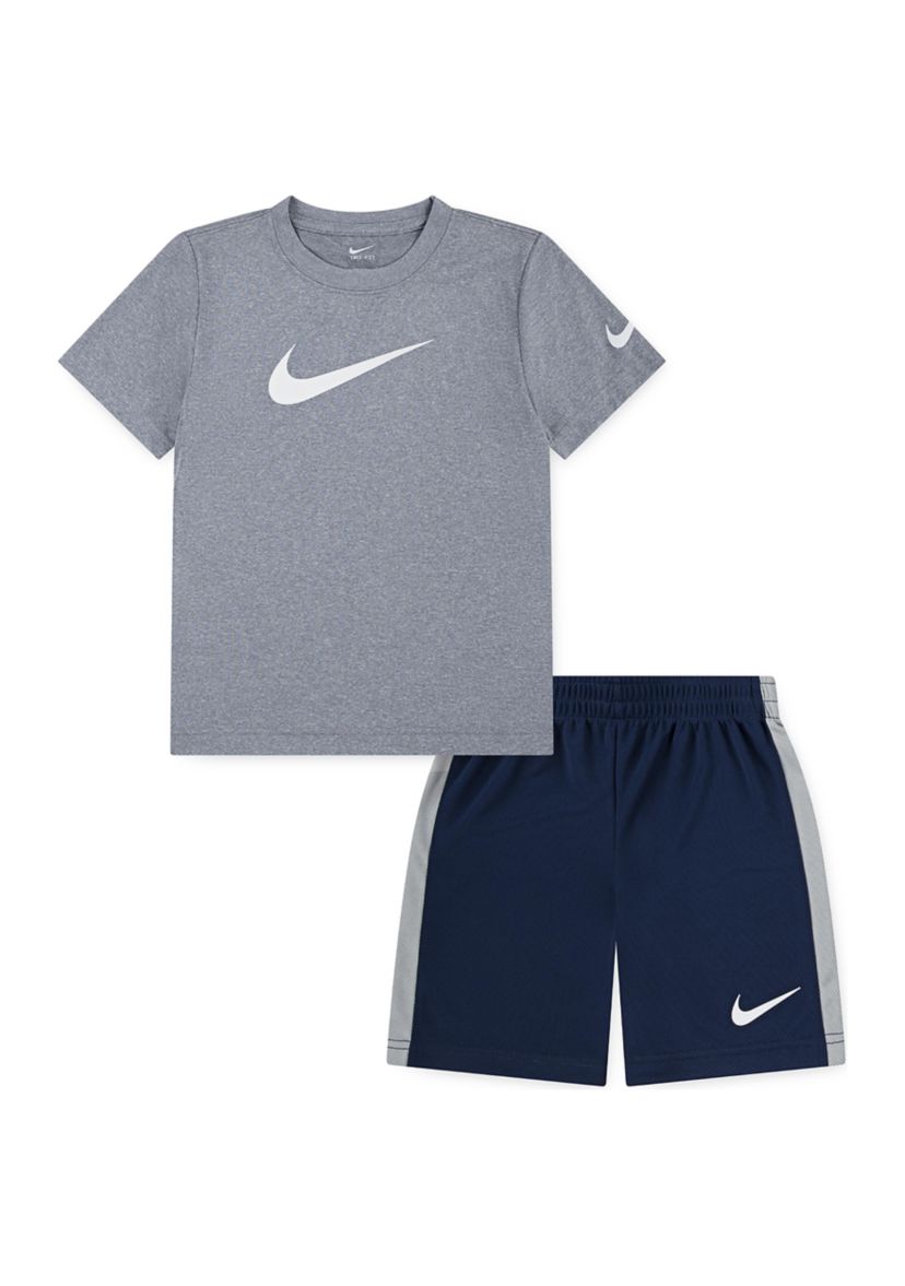 Boys 4-7 Swoosh Graphic T-Shirt and Shorts Set