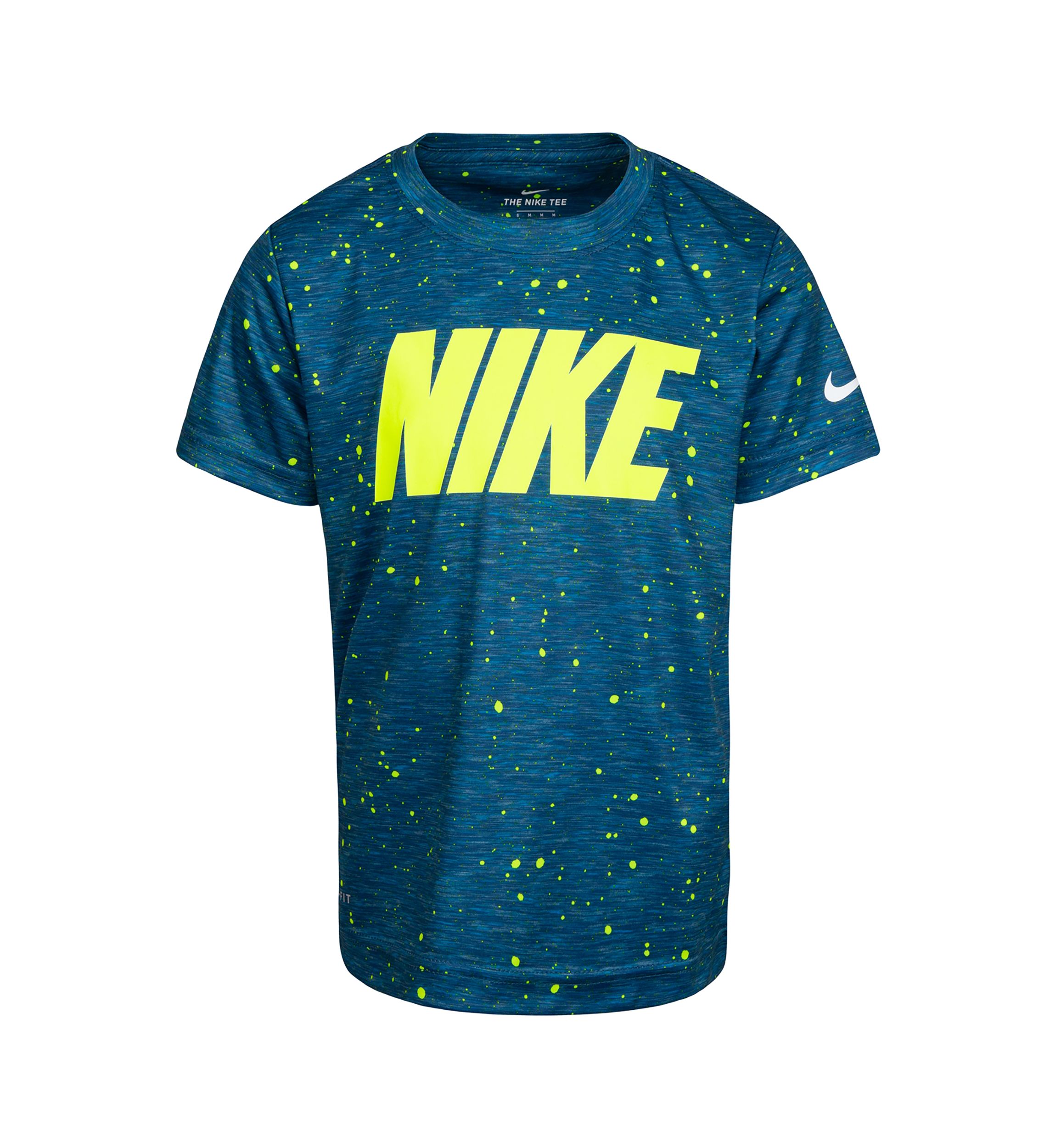 Boys 4-7 Short Sleeve Space Dye Logo T-Shirt